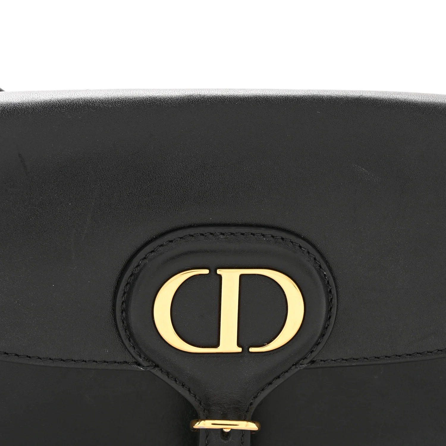 Box Calfskin East West Bobby Bag Black - Image 8
