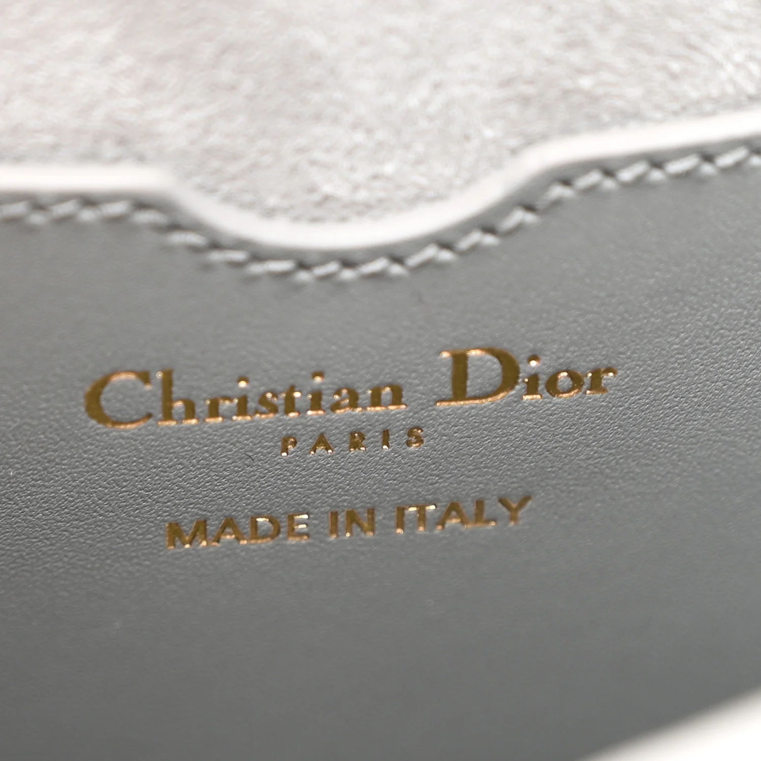 Box Calfskin Medium Bobby Flap Gray - Image 6