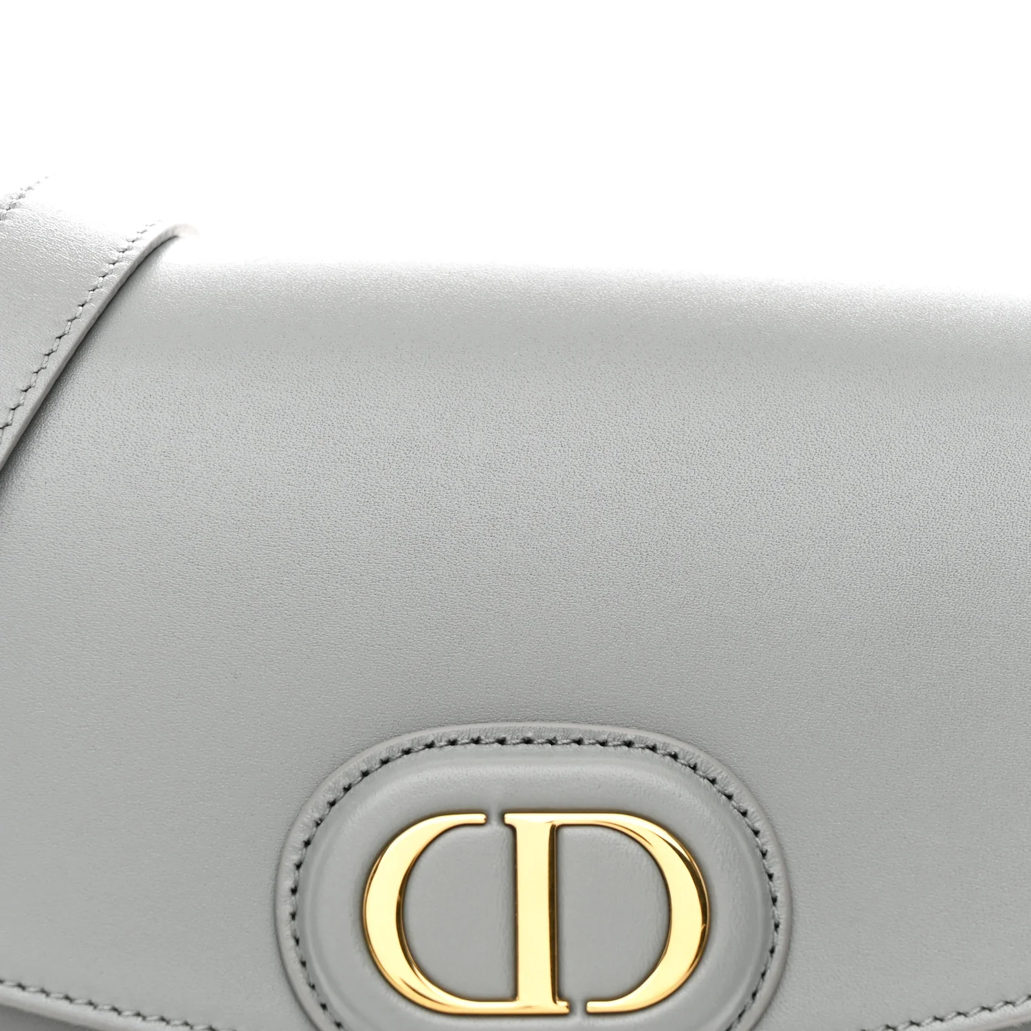 Box Calfskin Medium Bobby Flap Gray - Image 8