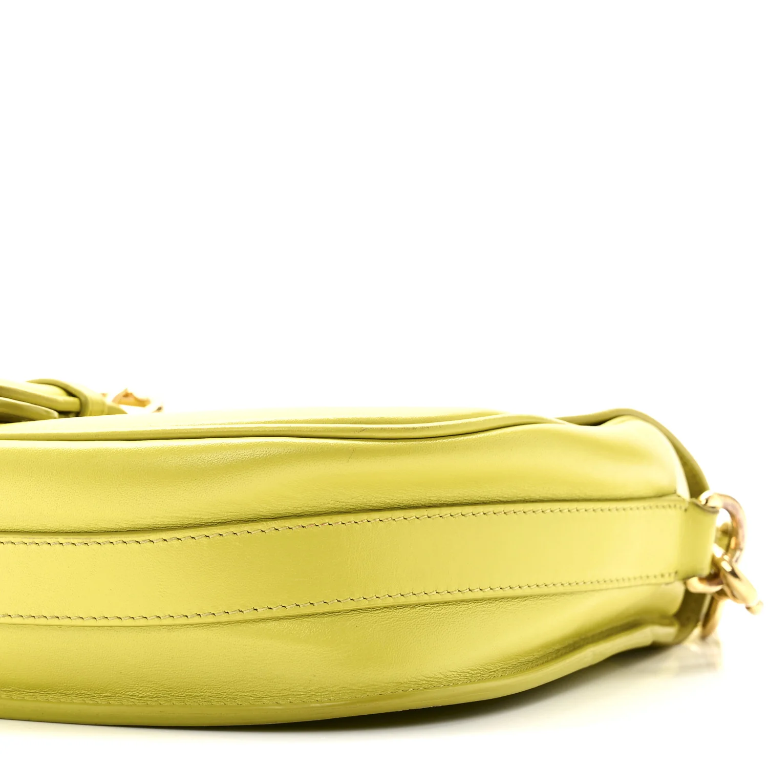 Box Calfskin Medium Bobby Flap Lime - Image 10