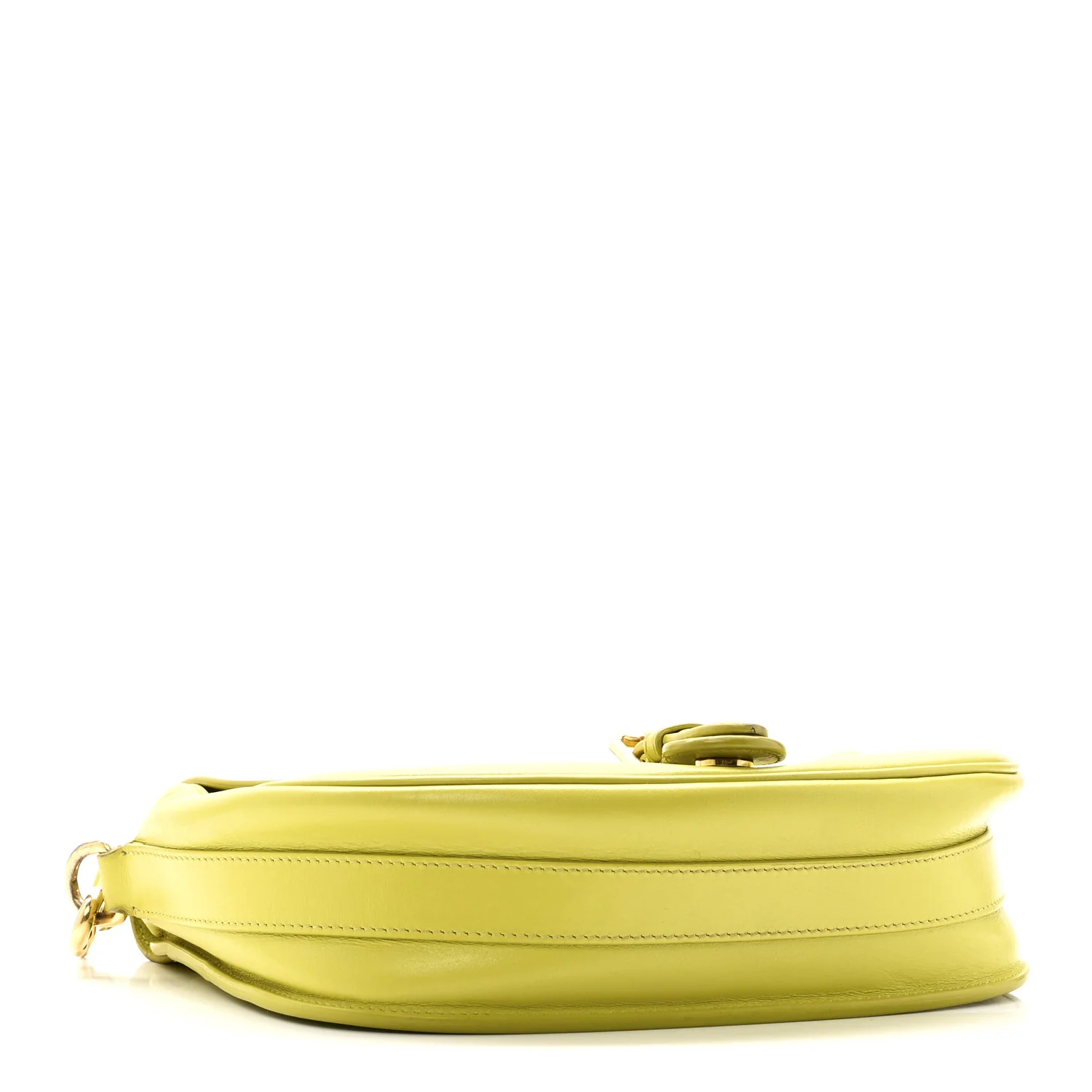 Box Calfskin Medium Bobby Flap Lime - Image 4