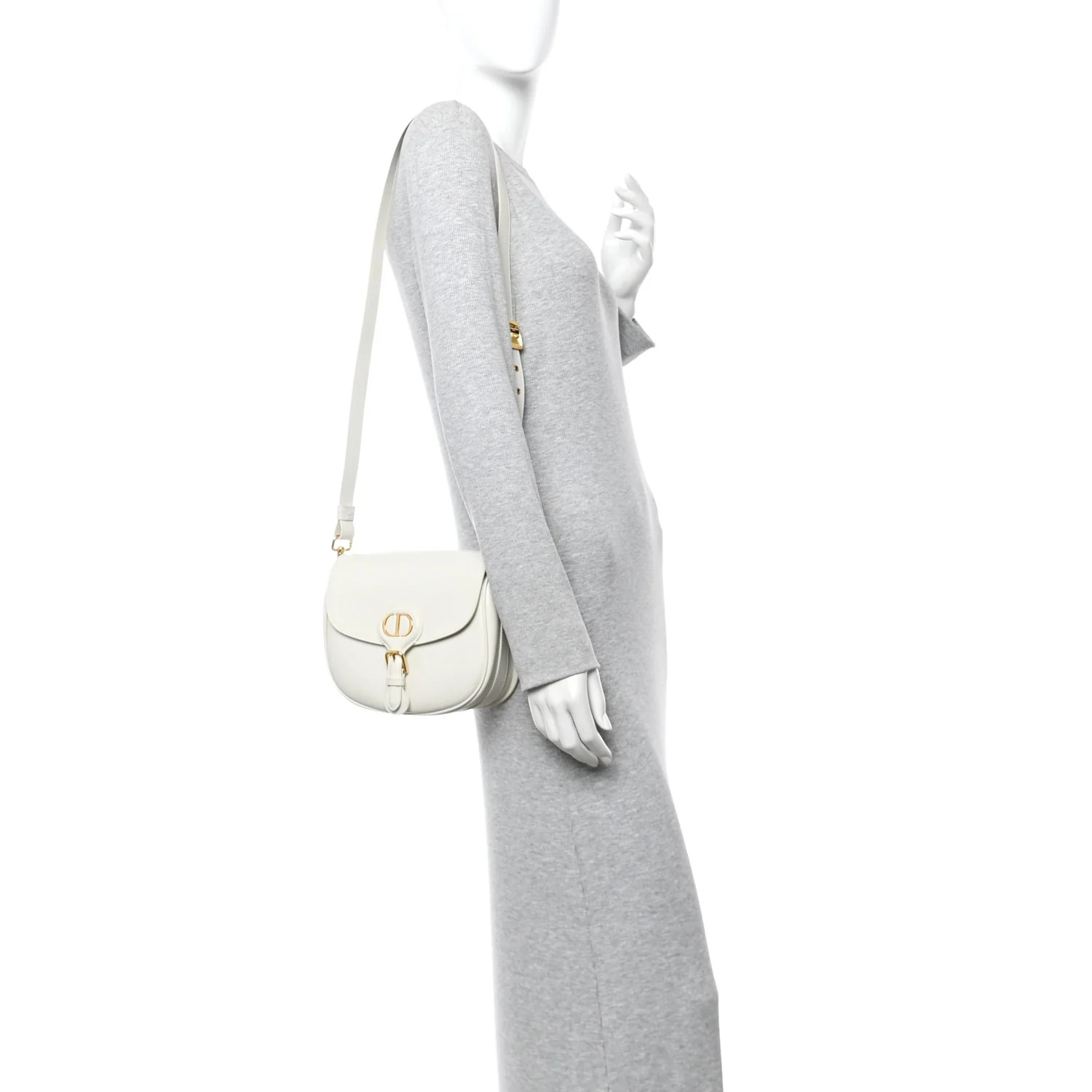Box Calfskin Small Bobby Bag White - Image 2