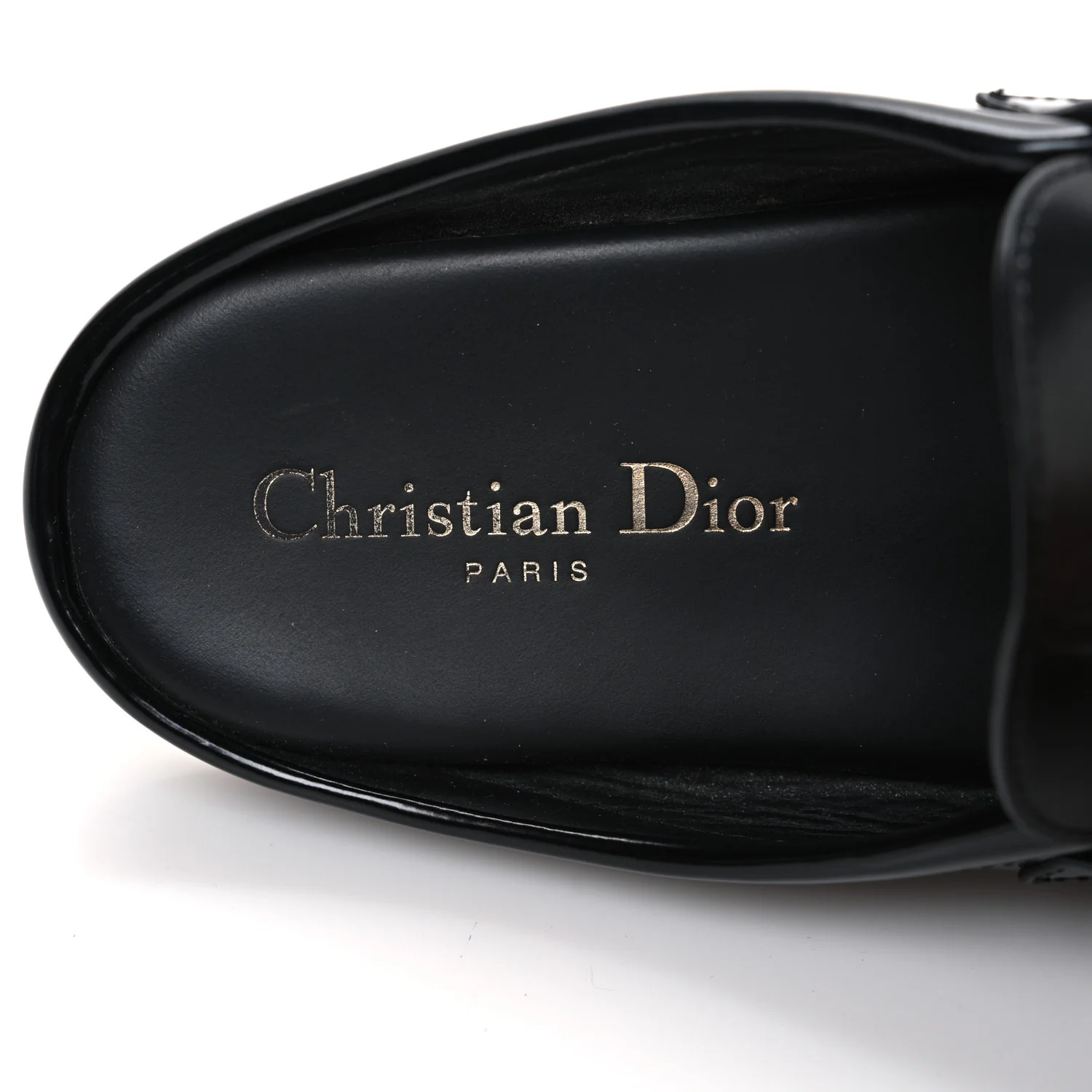 Brushed Calfskin Boy Loafer Mule 36 Black - Image 9