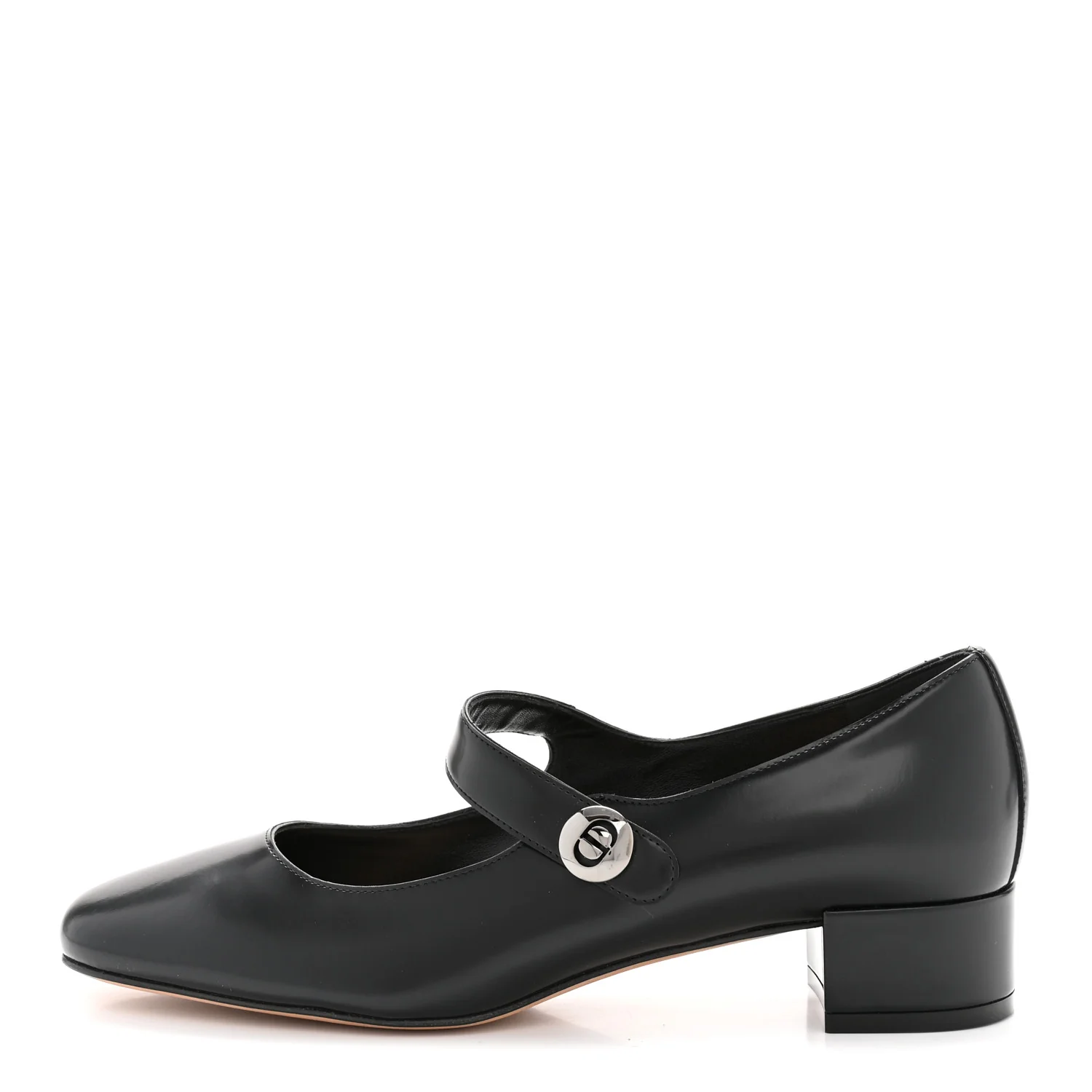 Brushed Calfskin Uniform 30mm Pumps 38 Black