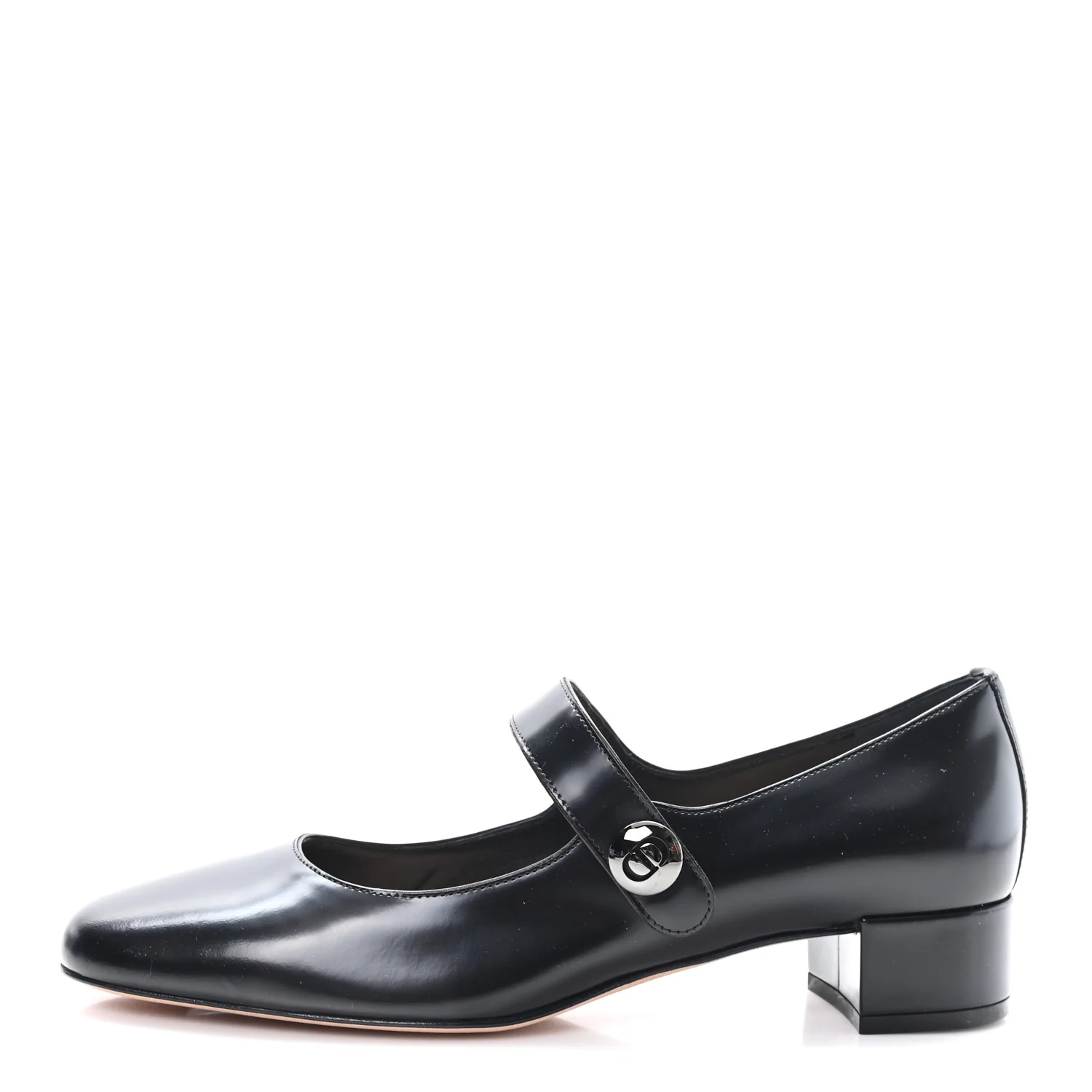 Brushed Calfskin Uniform 30mm Pumps 39 Black