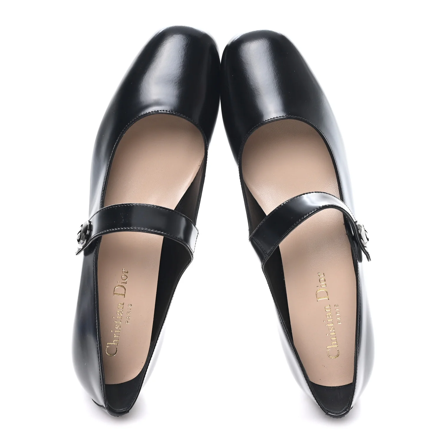 Brushed Calfskin Uniform 30mm Pumps 39 Black - Image 2