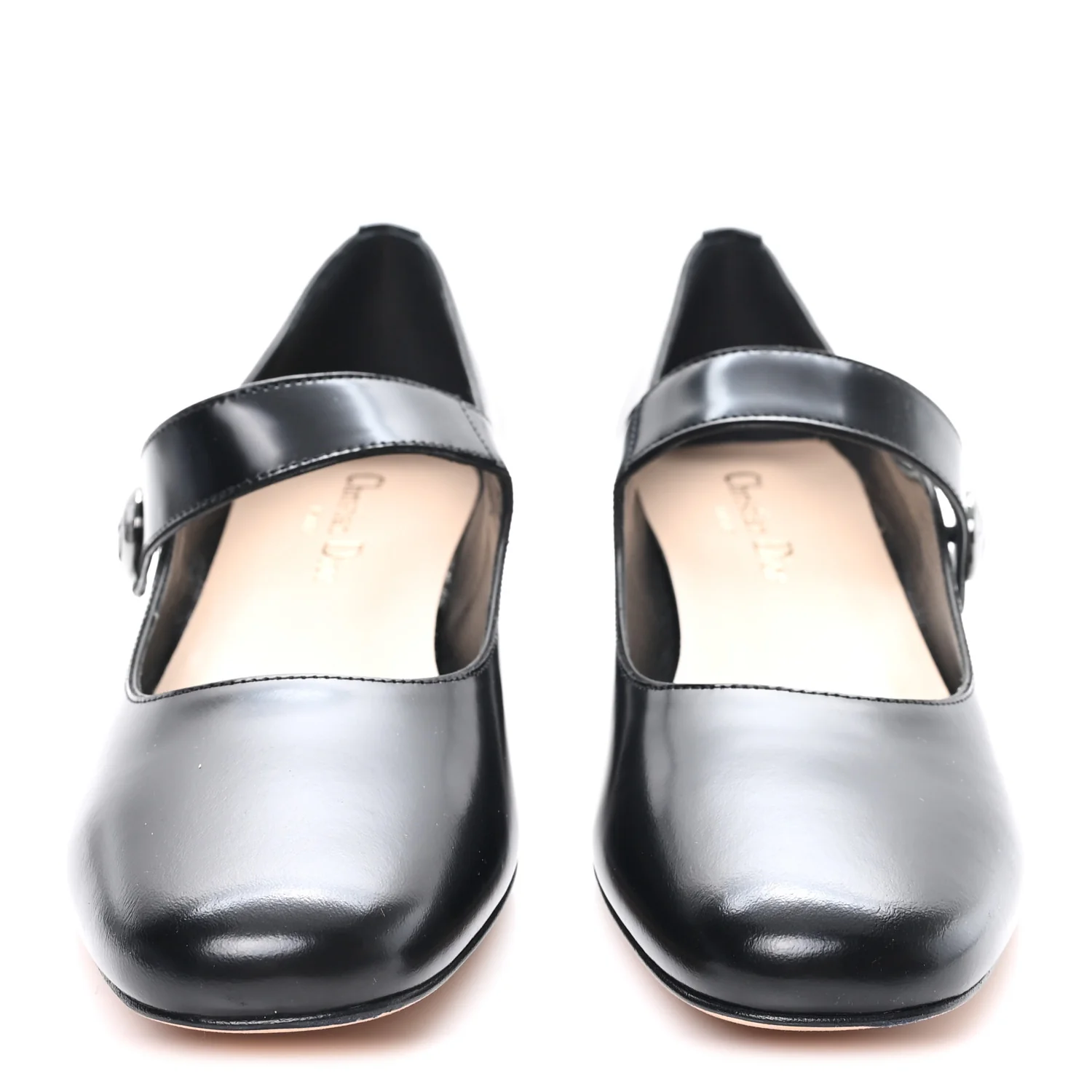 Brushed Calfskin Uniform 30mm Pumps 39 Black - Image 3