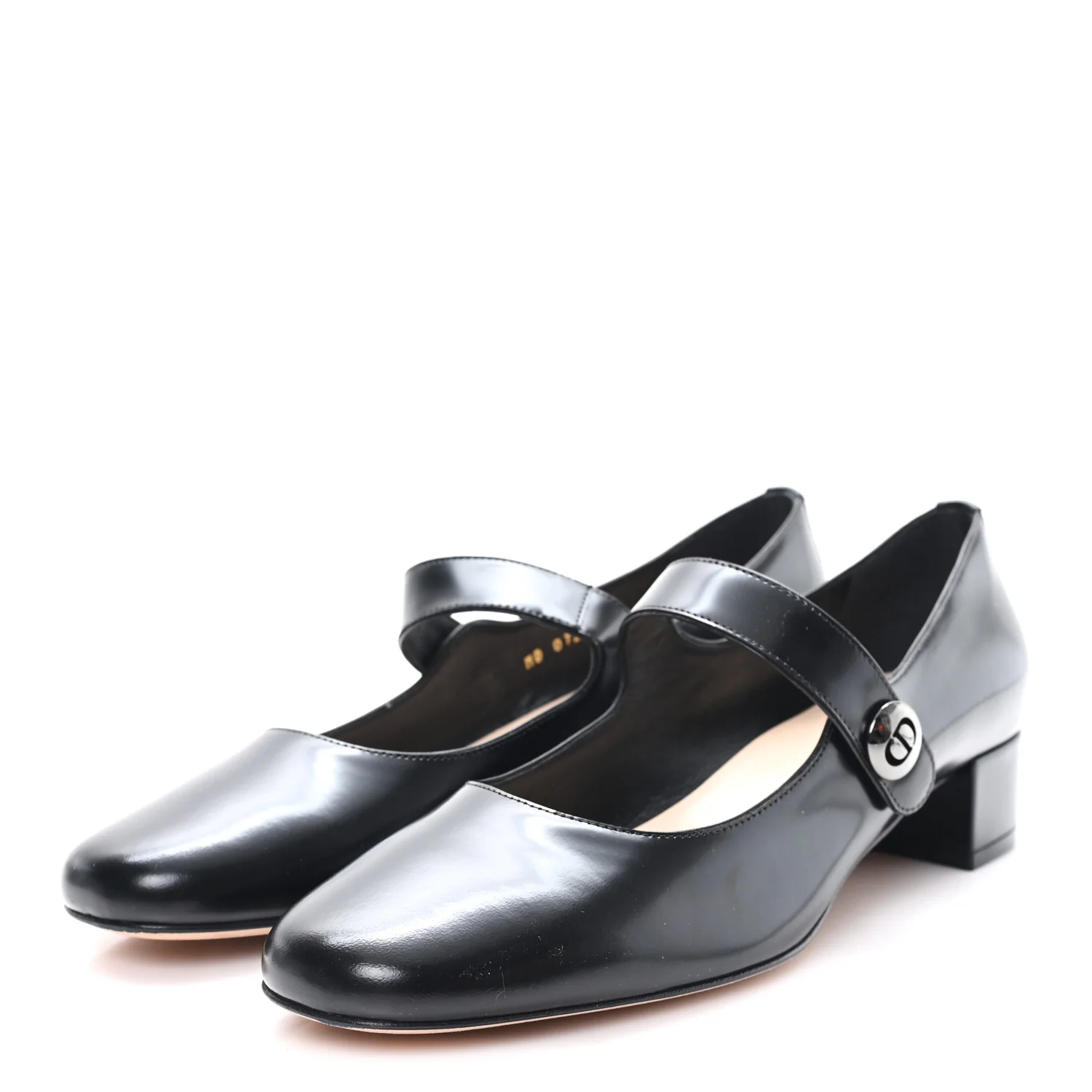 Brushed Calfskin Uniform 30mm Pumps 39 Black - Image 4