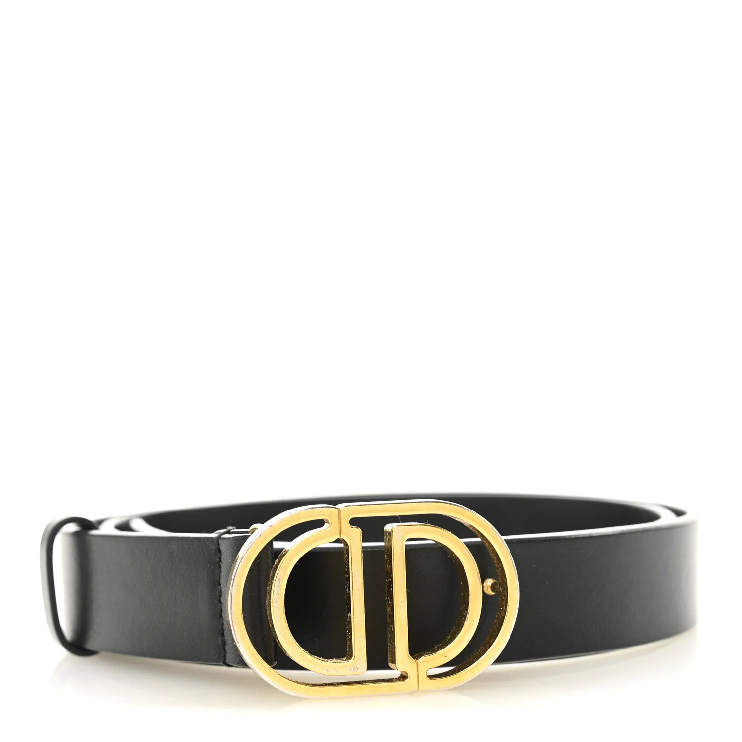 Calfskin 30 Montaigne Cut-Out CD Belt 85 34 Black