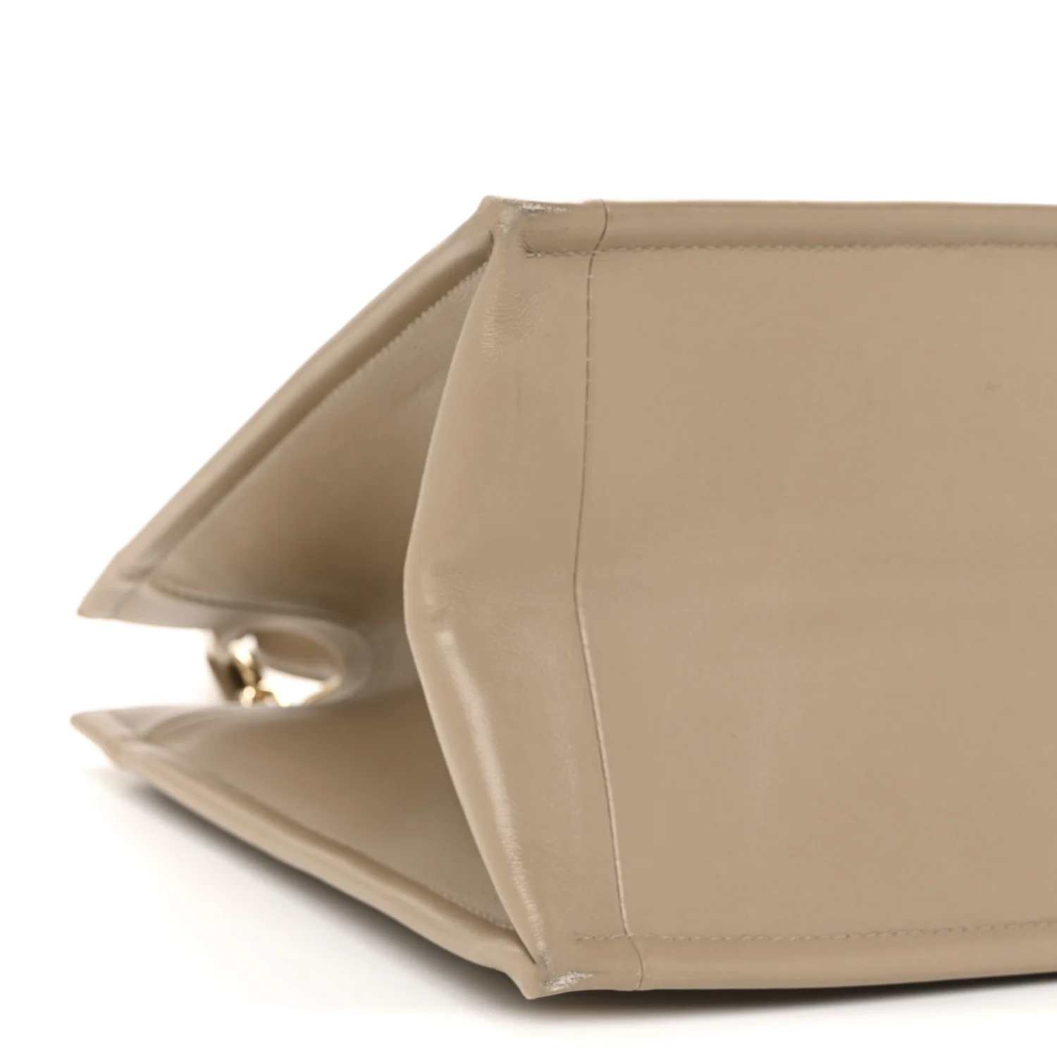 Calfskin Archicannage Medium Essential Tote Beige - Image 9
