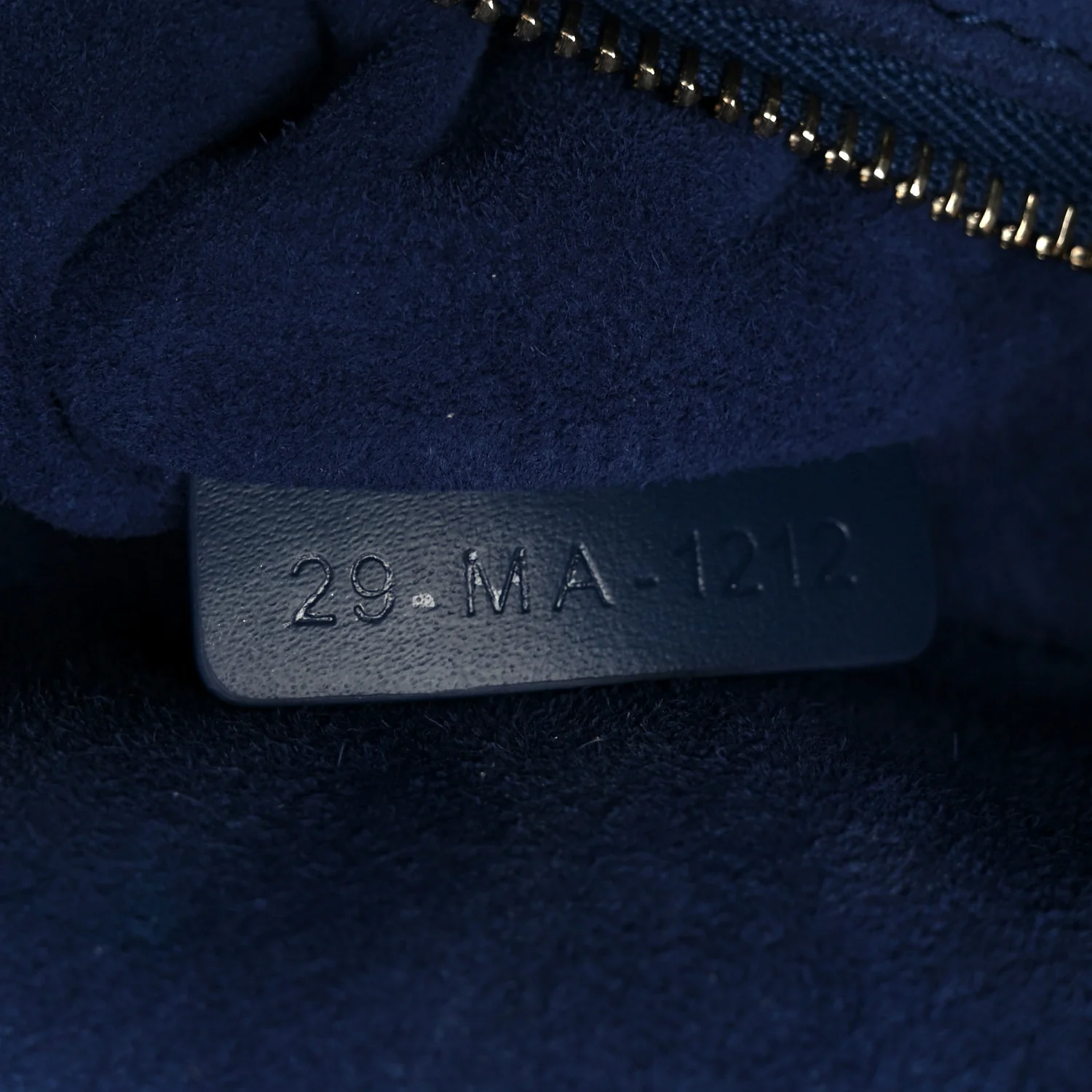 Calfskin Cannage Diamond Small My ABCDior Lady Dior Blue Royale - Image 7