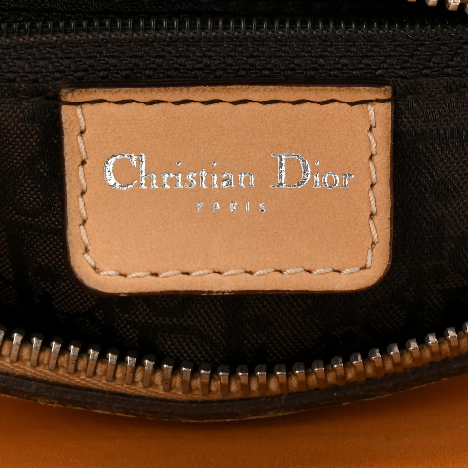 Calfskin Cannage Stitched Small East West Lady Dior Camel - Image 6