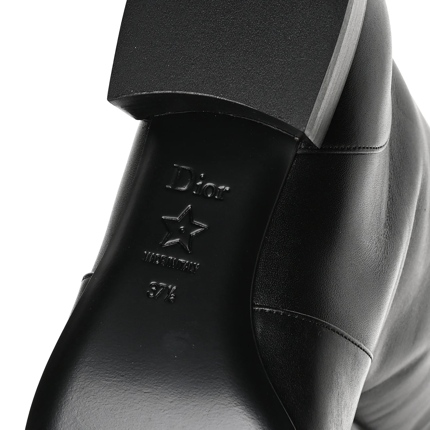 Calfskin D-Town Boots 37.5 Black - Image 7
