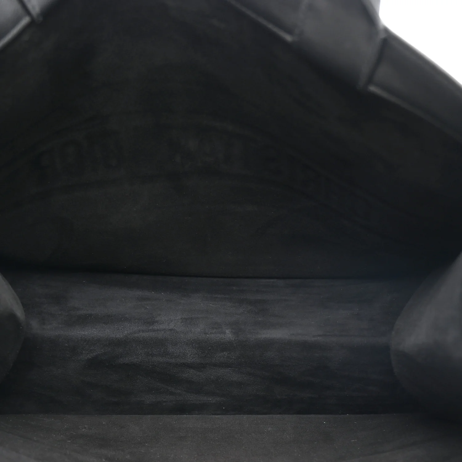 Calfskin Embossed Medium Book Tote Black - Image 5