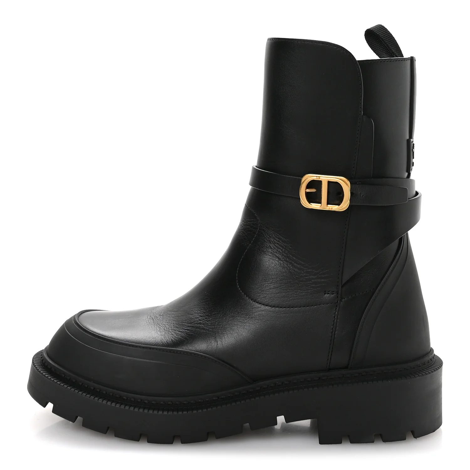 Calfskin Empreinte Ankle Boot 38 Black