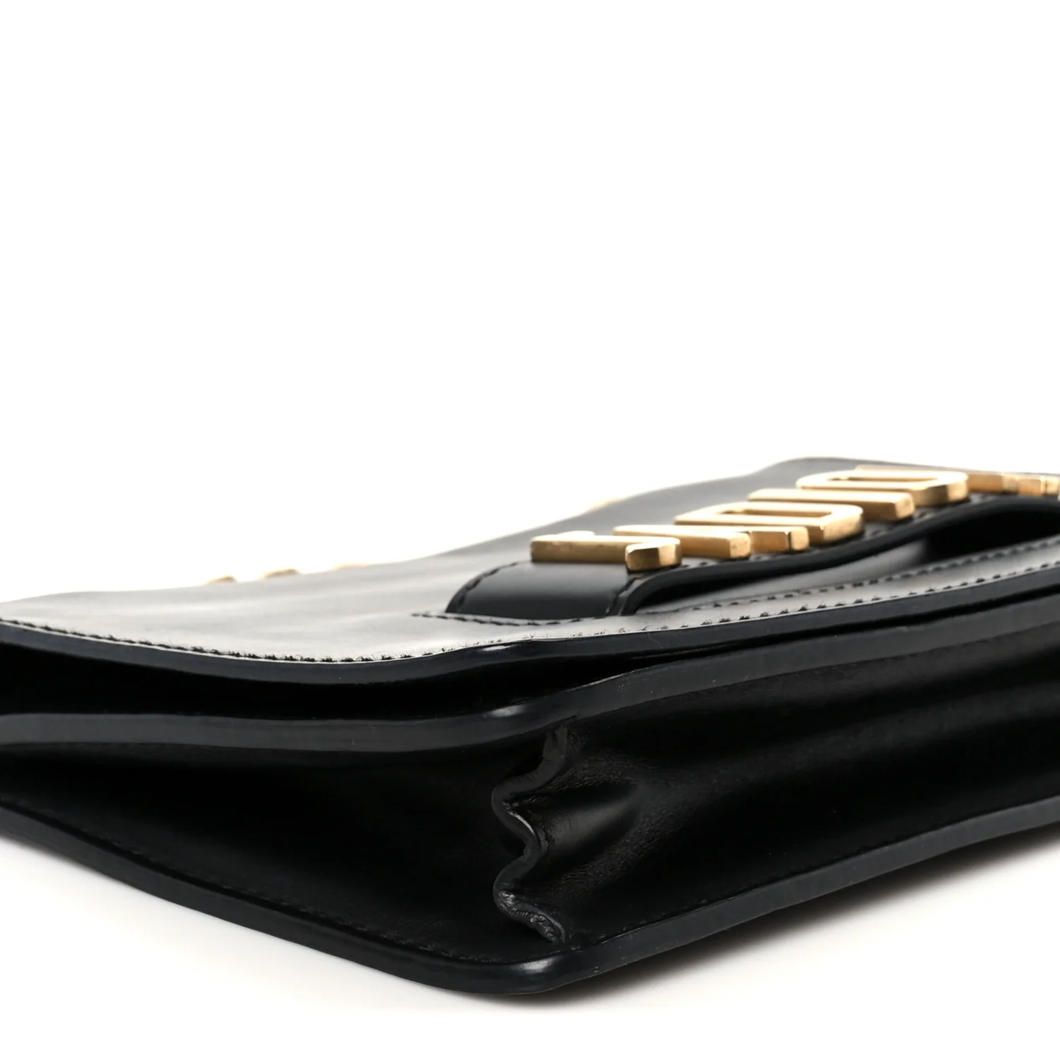 Calfskin J'Adior Chain Flap Bag Black - Image 4