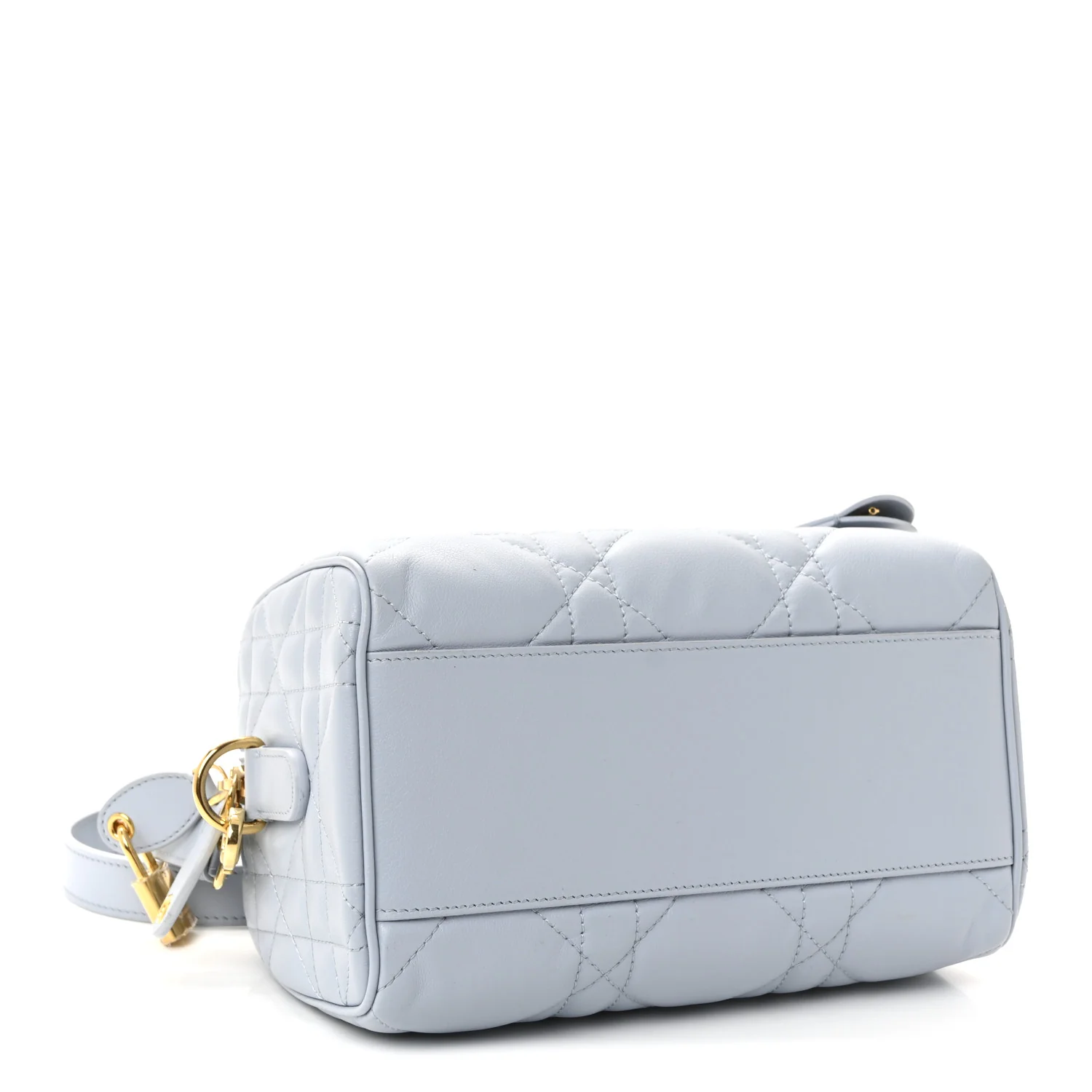 Calfskin Macrocannage Groove 20 Bag Pale Blue - Image 4