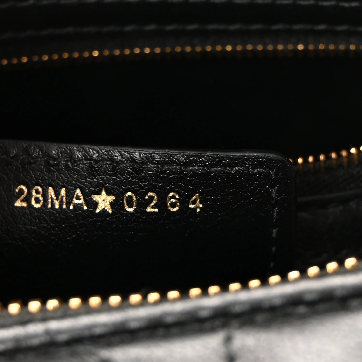 Calfskin Macrocannage Groove 25 Bag Black - Image 7