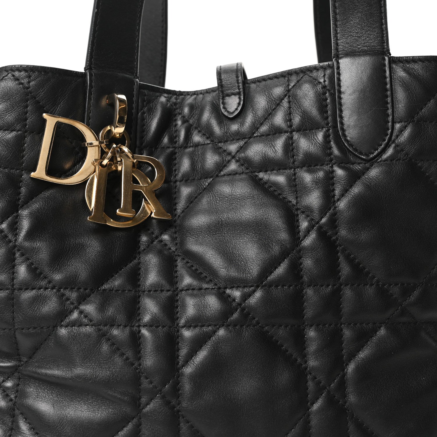 Calfskin Macrocannage Medium Toujours Black - Image 8