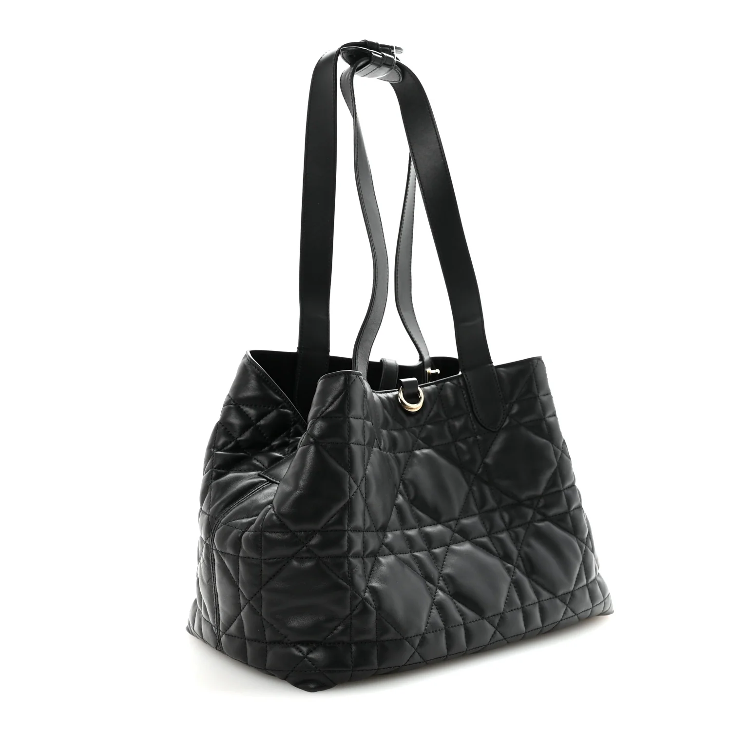 Calfskin Macrocannage Medium Toujours Black - Image 4