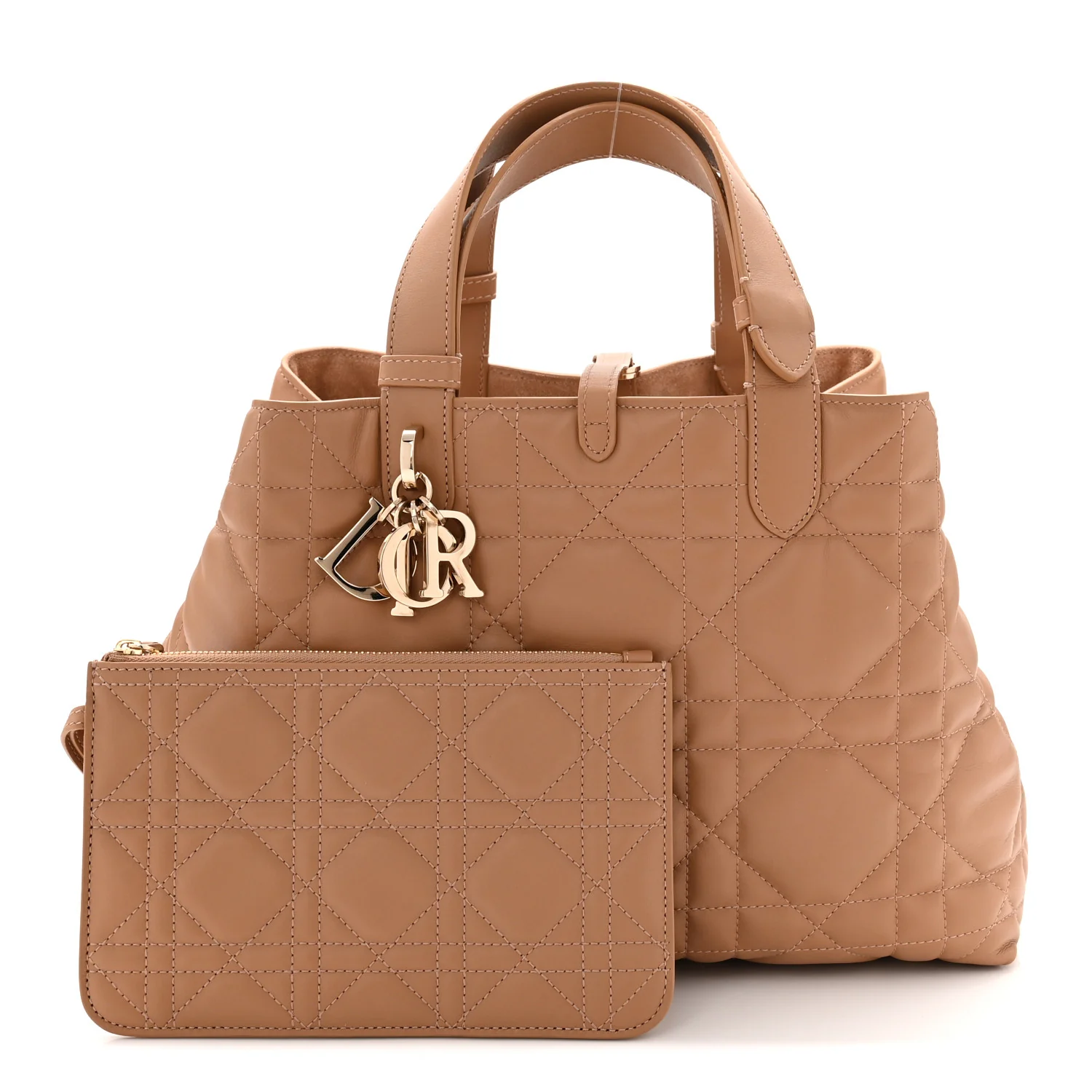Calfskin Macrocannage Medium Toujours Tan - Image 2