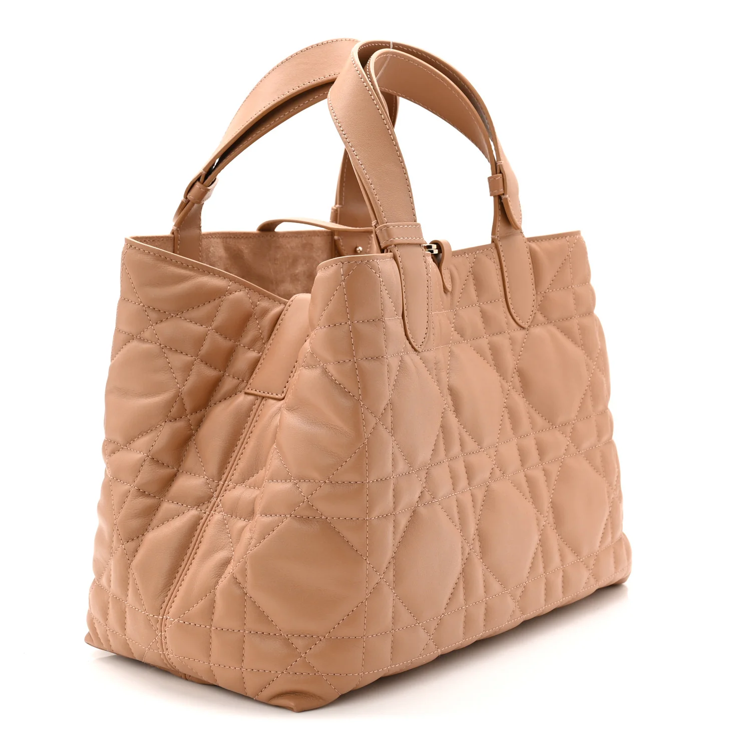 Calfskin Macrocannage Medium Toujours Tan - Image 3