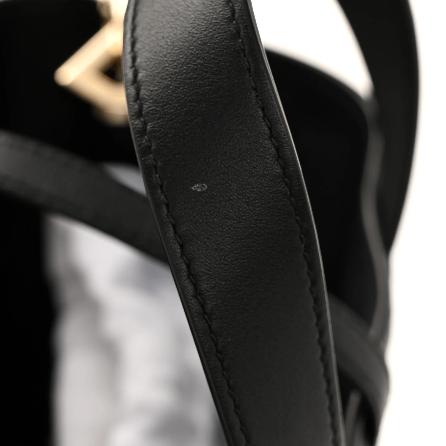 Calfskin Macrocannage Small Toujours Vertical Tote Black - Image 12