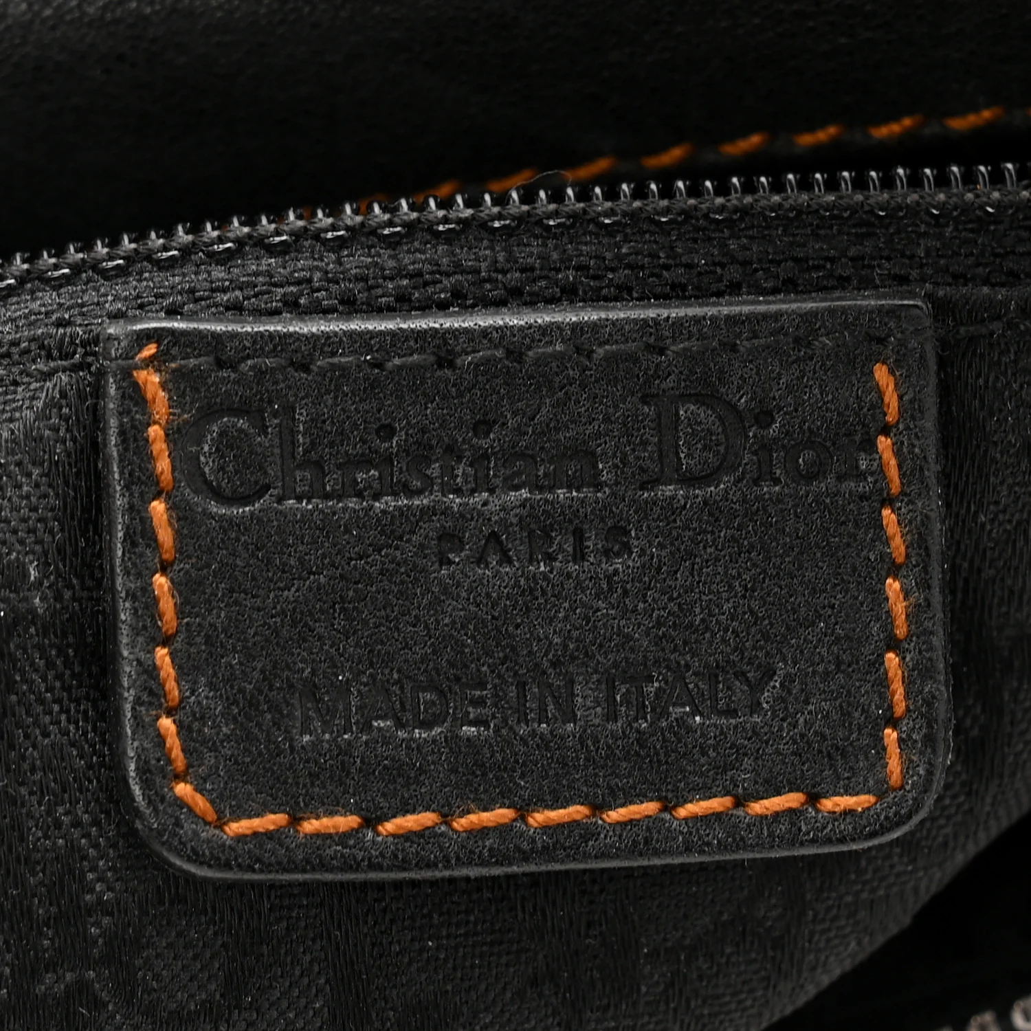 Calfskin Medium Gaucho Double Saddle Bag Black - Image 6