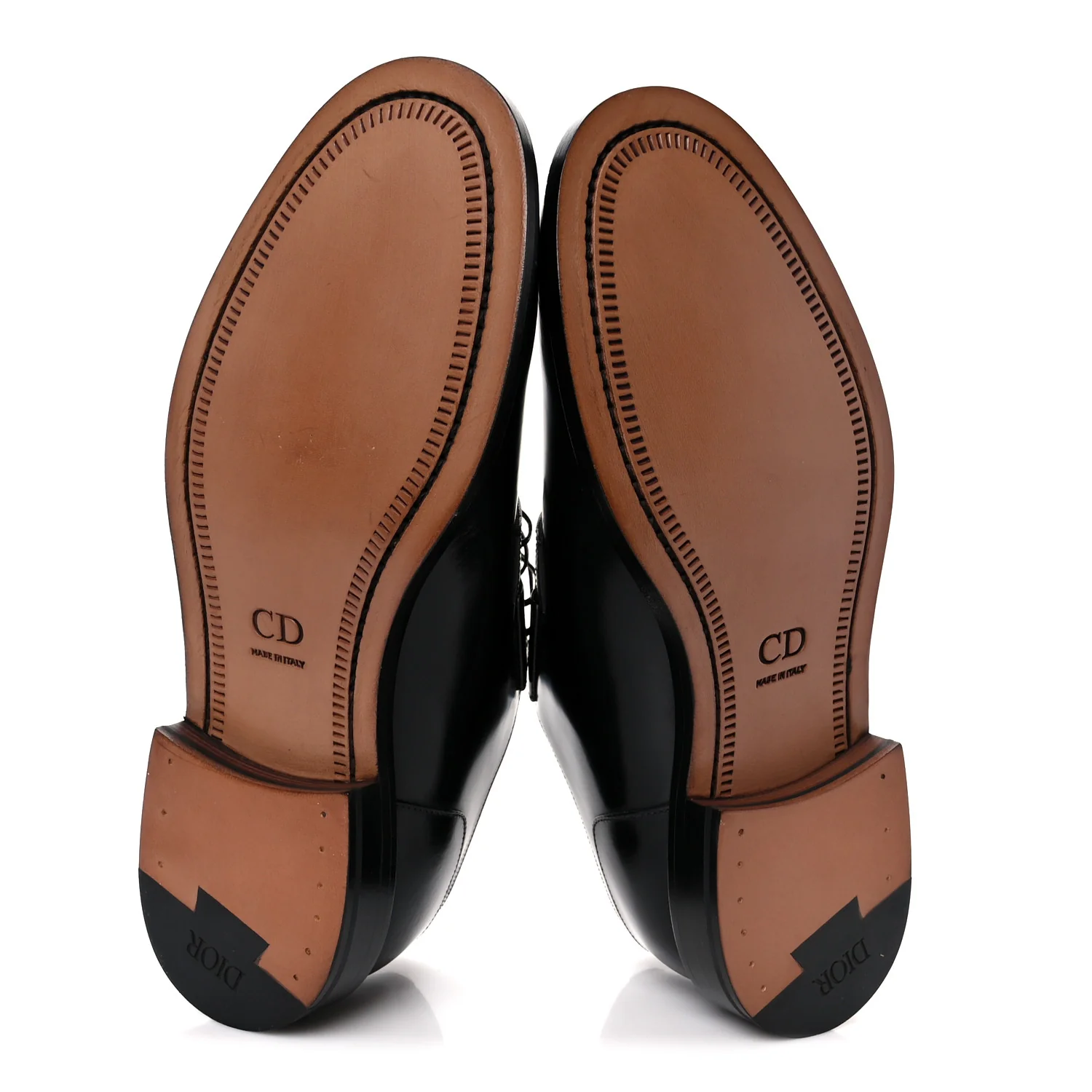 Calfskin Mens Derby Shoes 42 Black - Image 6