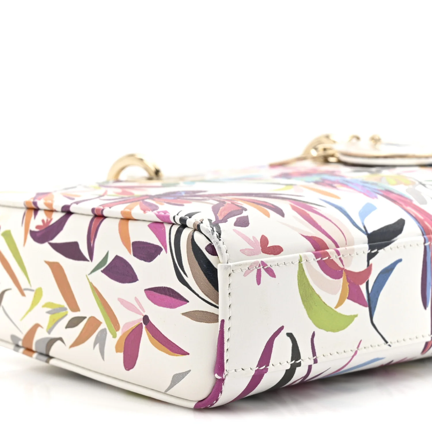 Calfskin Printed Fantastica Medium Lady D-Joy Multicolor - Image 10