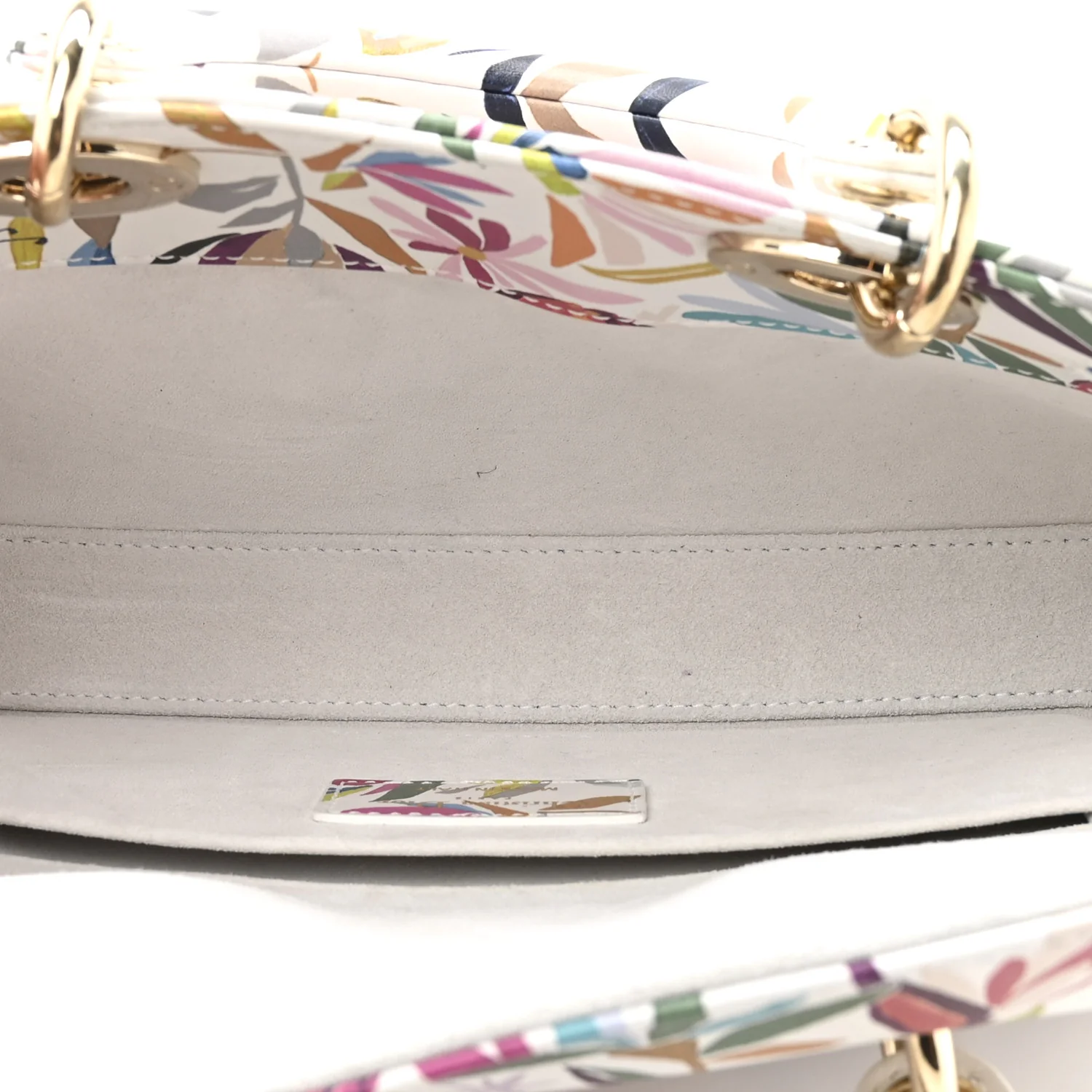 Calfskin Printed Fantastica Medium Lady D-Joy Multicolor - Image 5