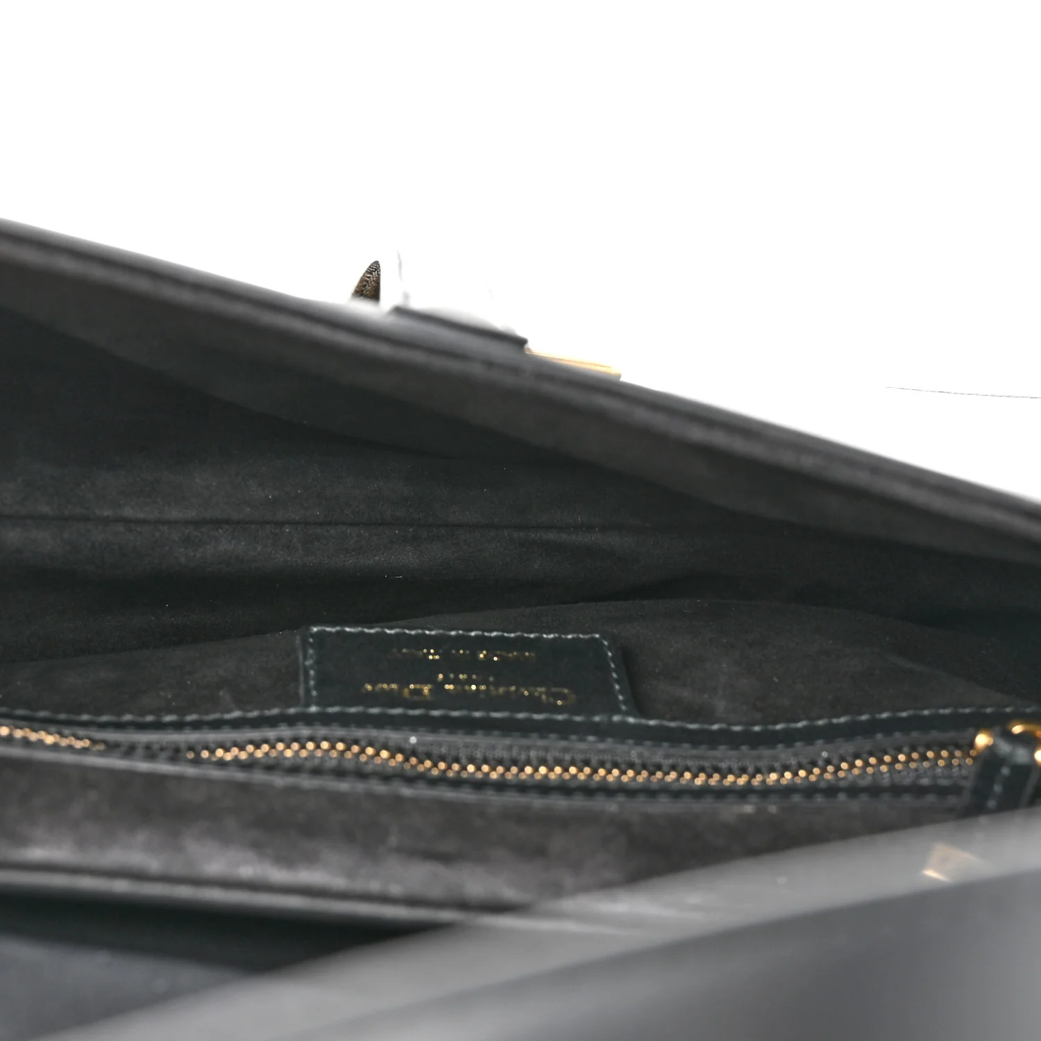 Calfskin Saddle Bag Black - Image 5