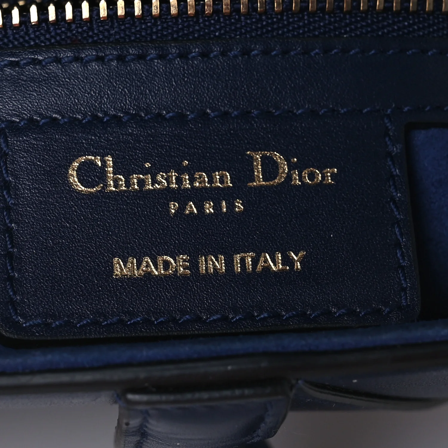 Calfskin Saddle Bag Blue - Image 6