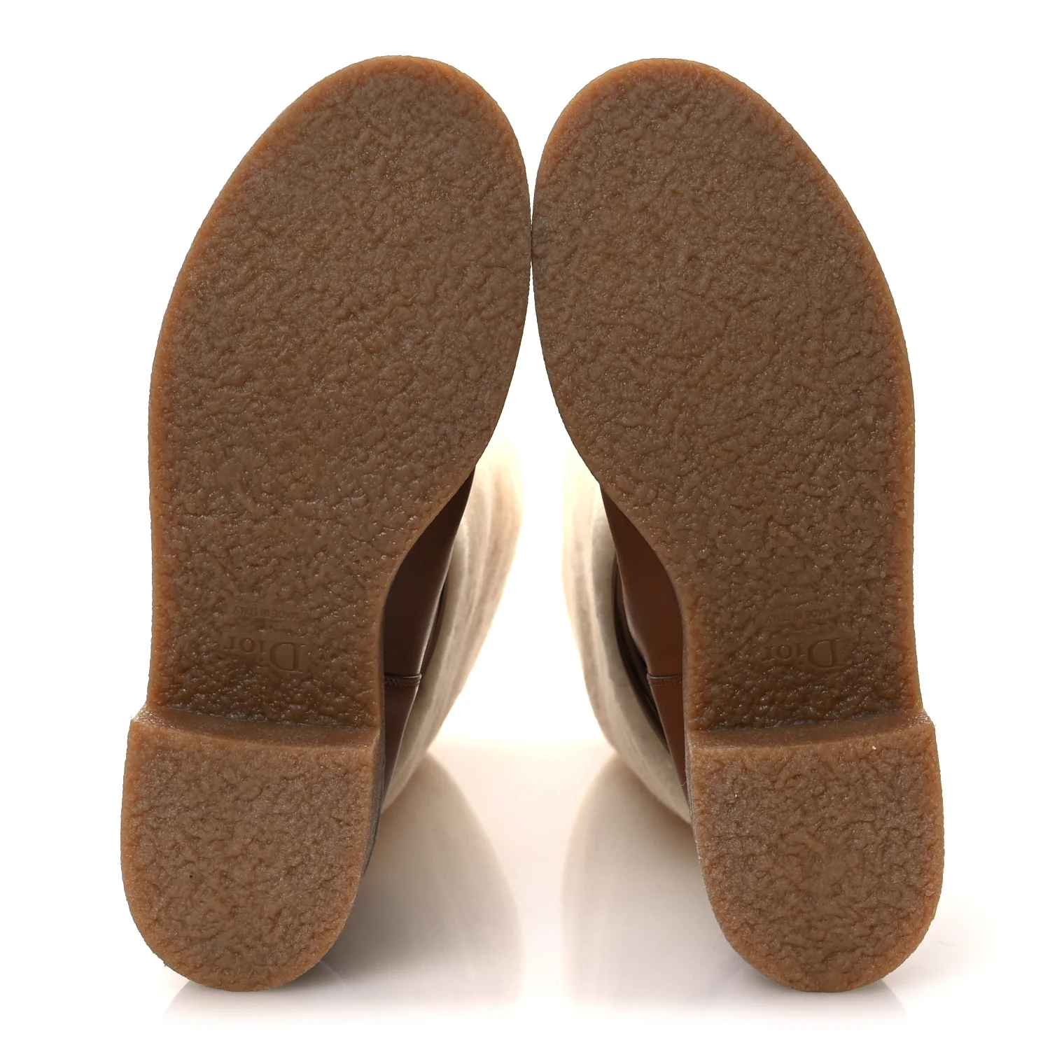 Calfskin Shearling D-Furious Boots 40.5 Dark Tan - Image 7