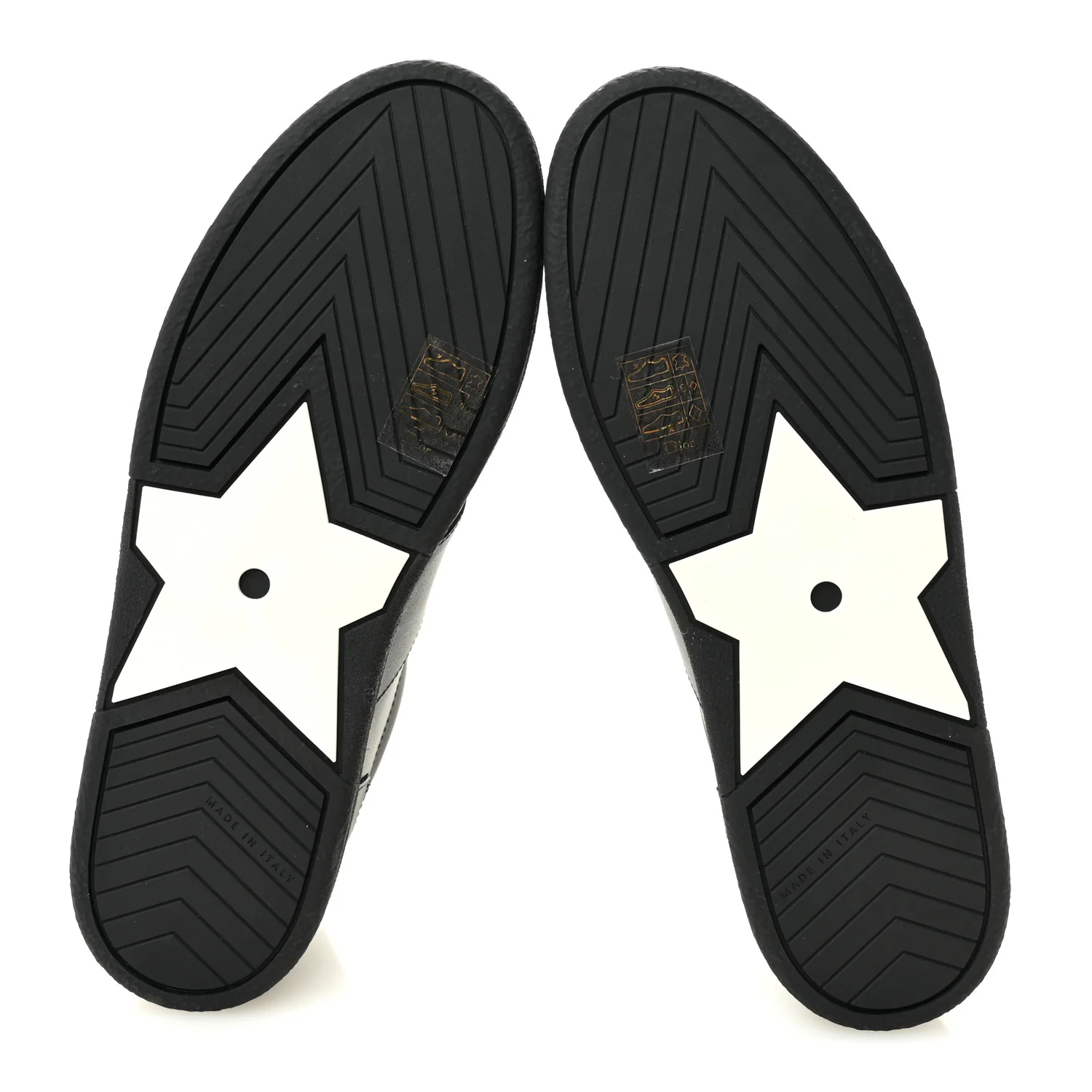 Calfskin Suede Logo Sneakers 38 Black - Image 6
