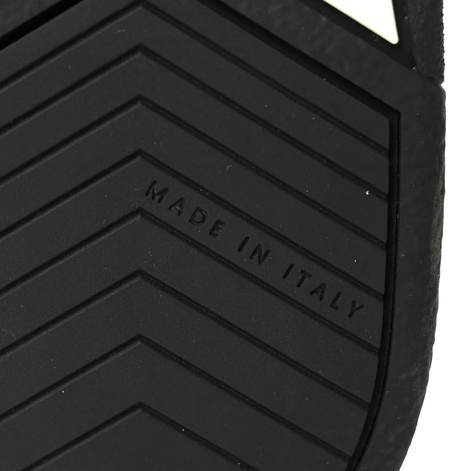 Calfskin Suede Logo Sneakers 38 Black - Image 7