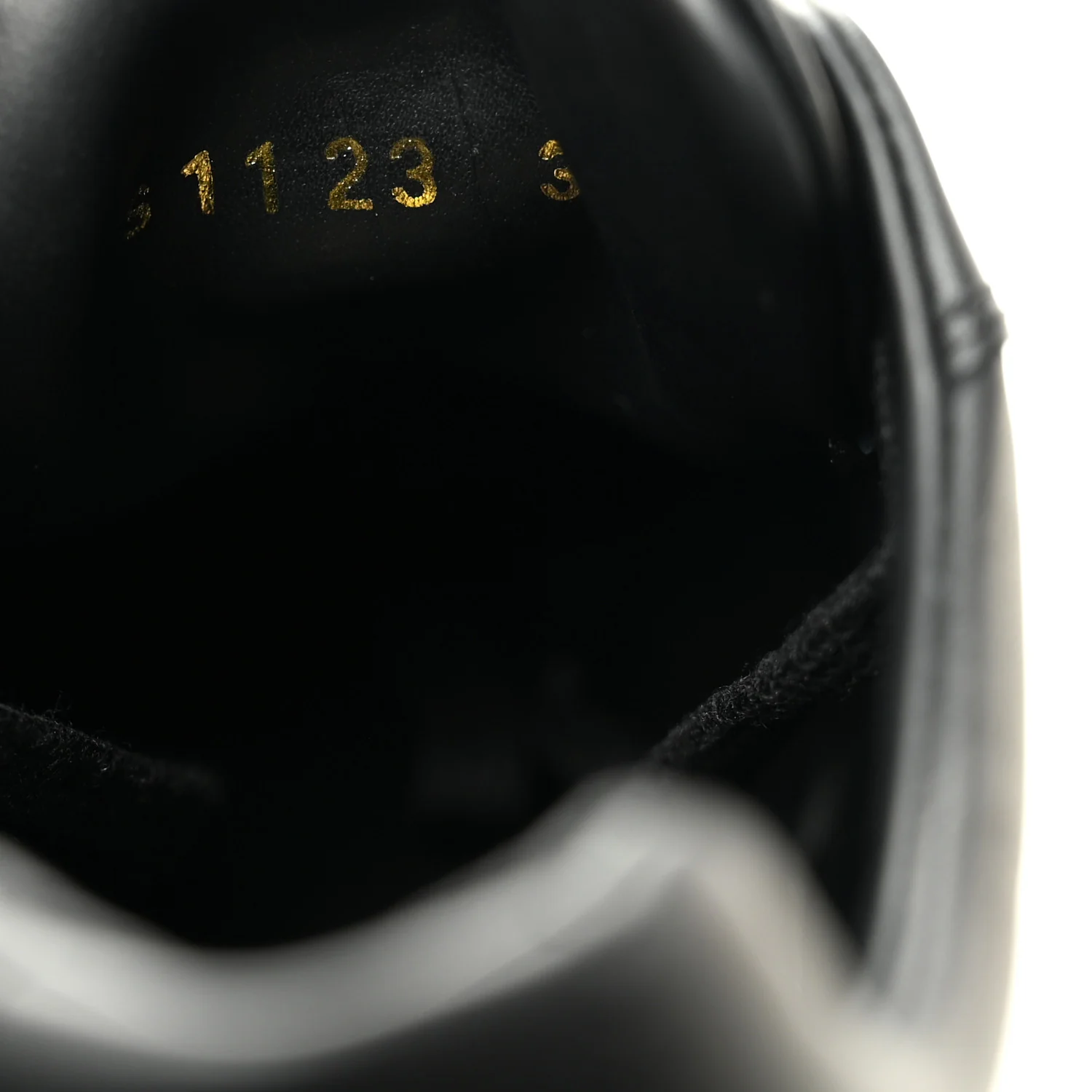 Calfskin Suede Logo Sneakers 38 Black - Image 8