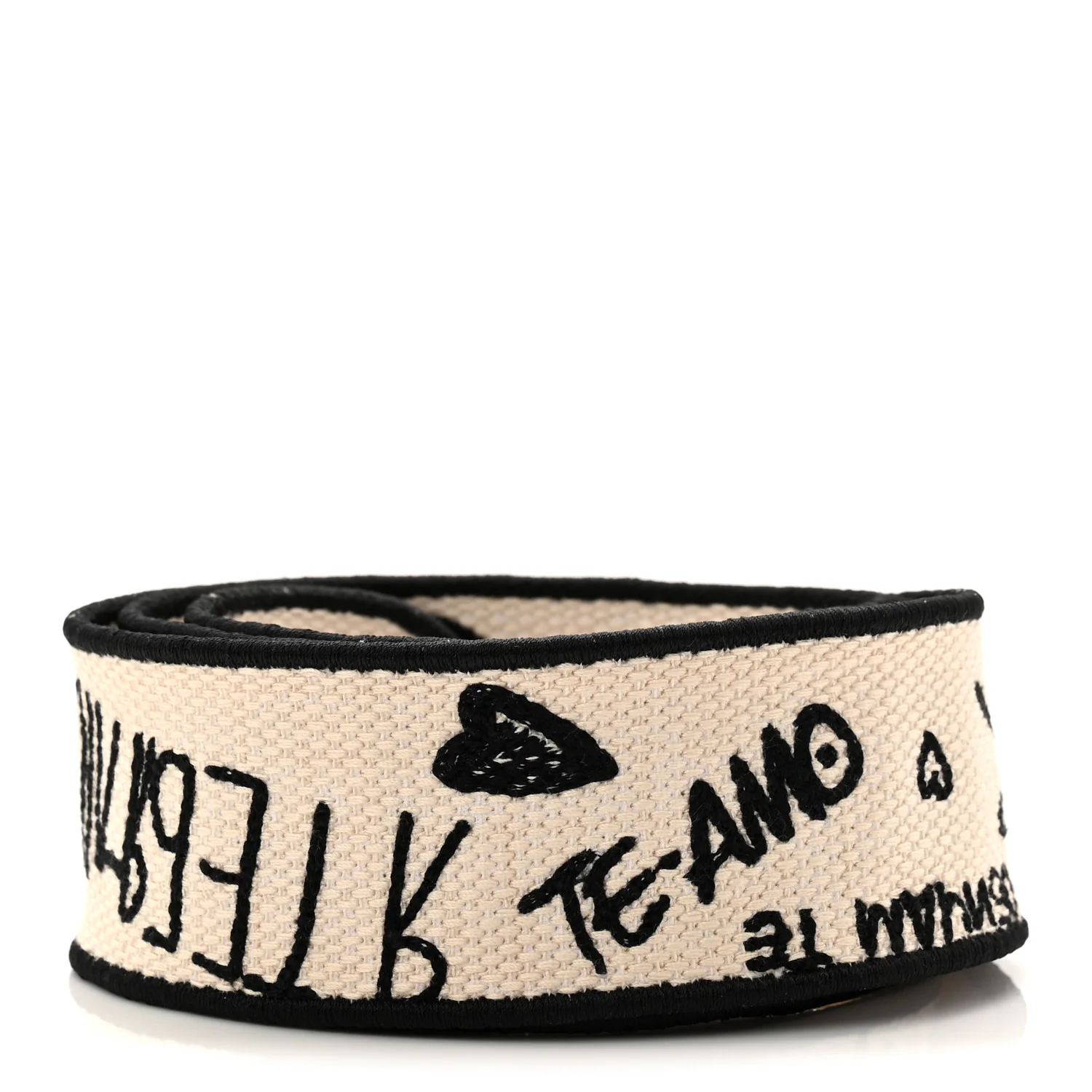 Canvas DiorAmour Graffiti Lady D-Lite Strap Latte - Image 2