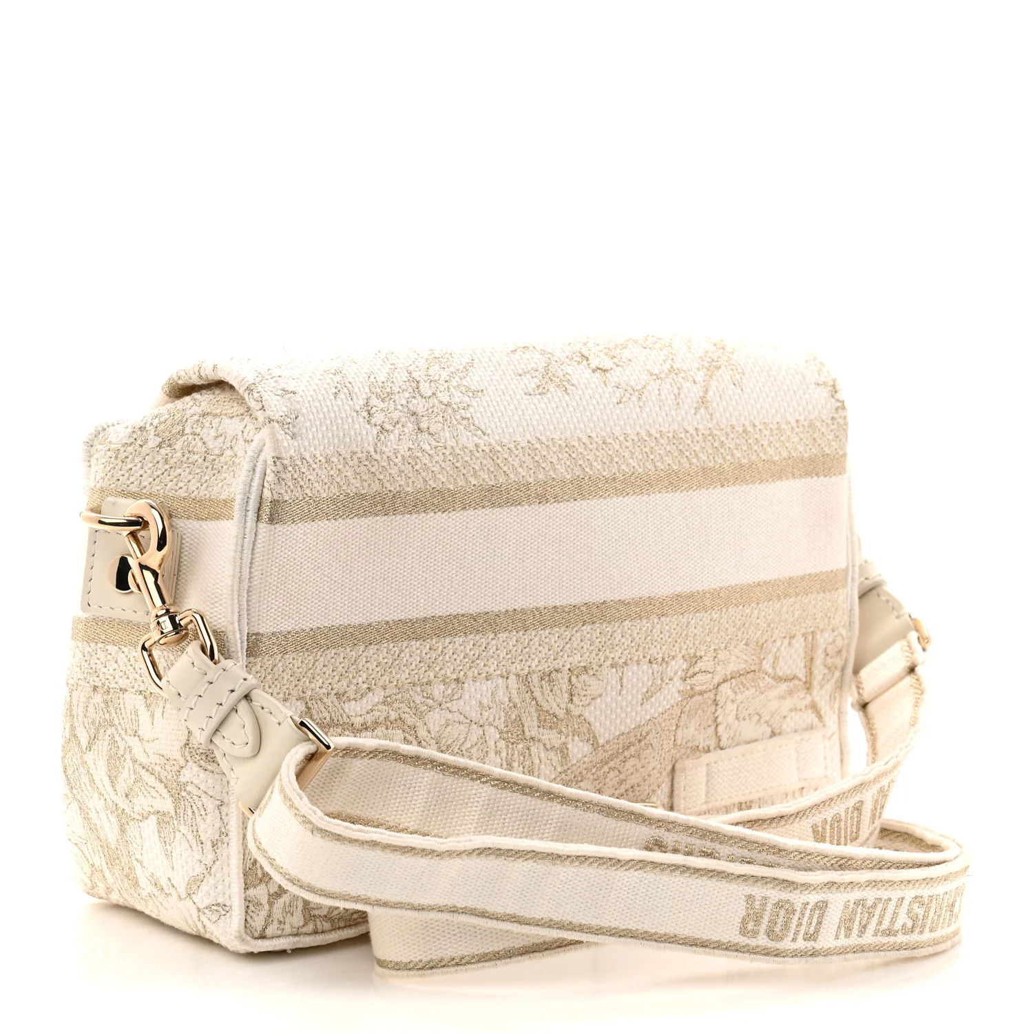 Canvas Diorcamp Messenger White Gold - Image 3