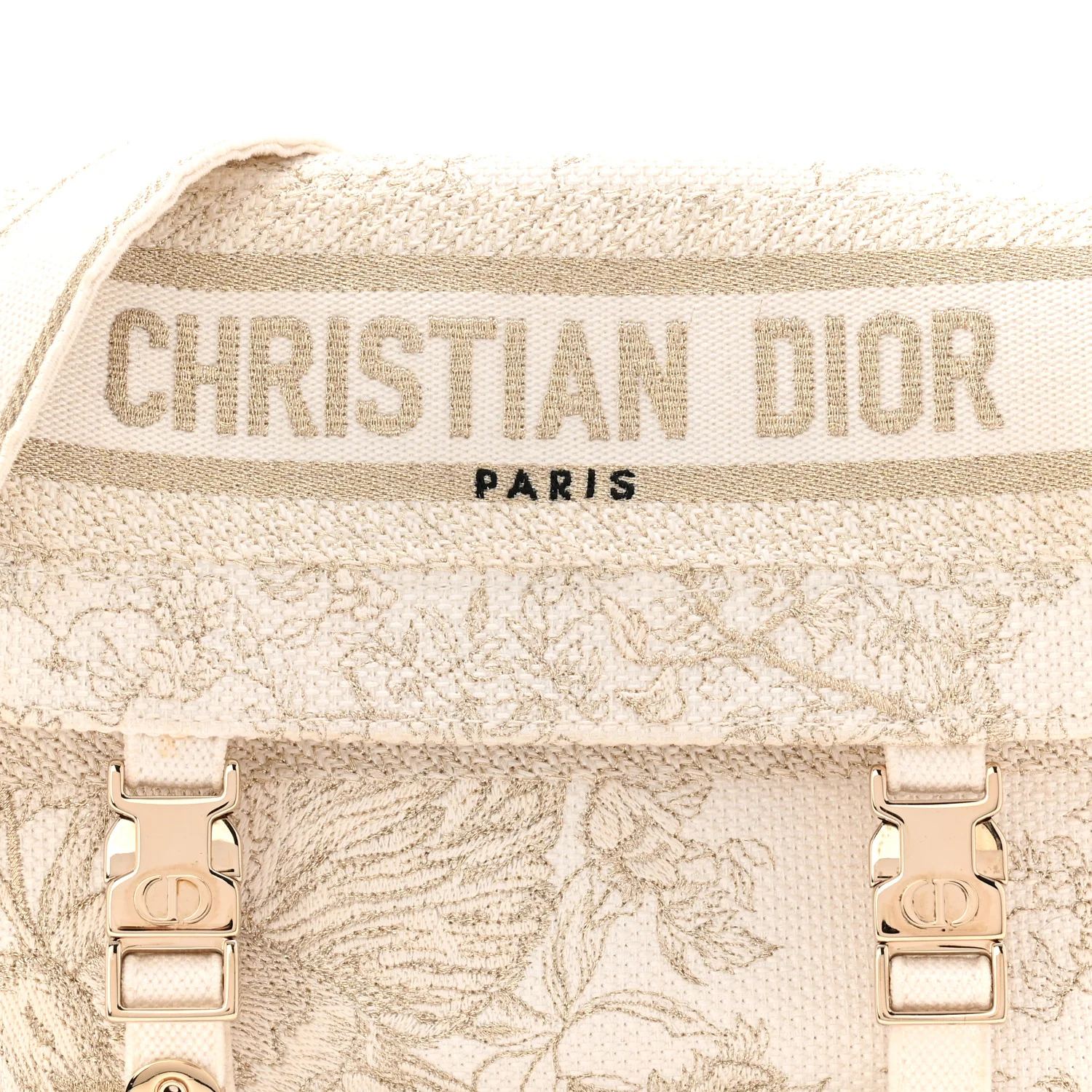 Canvas Diorcamp Messenger White Gold - Image 8