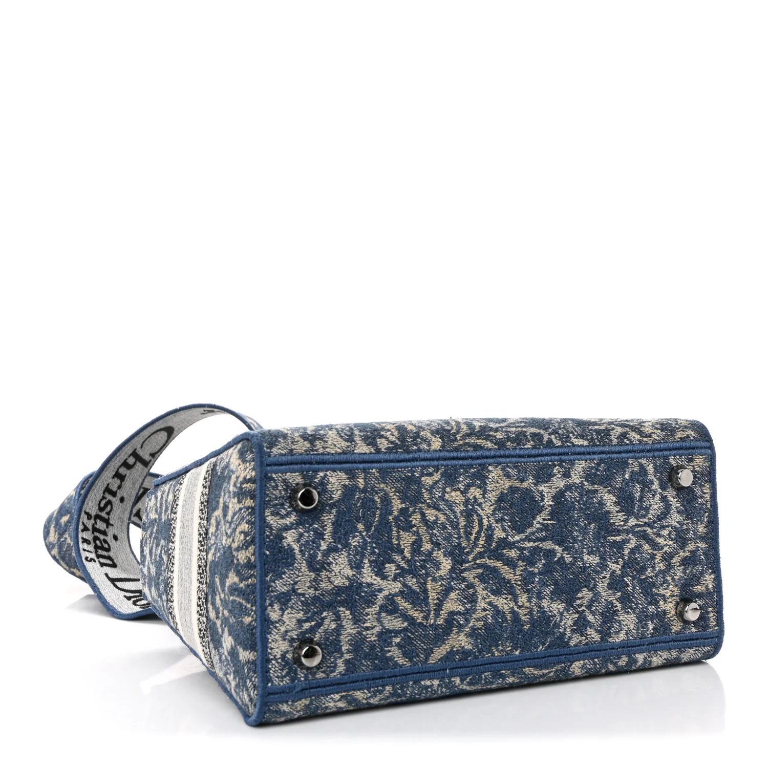 Canvas Embroidered Brocart Medium Lady D-Lite Blue - Image 4