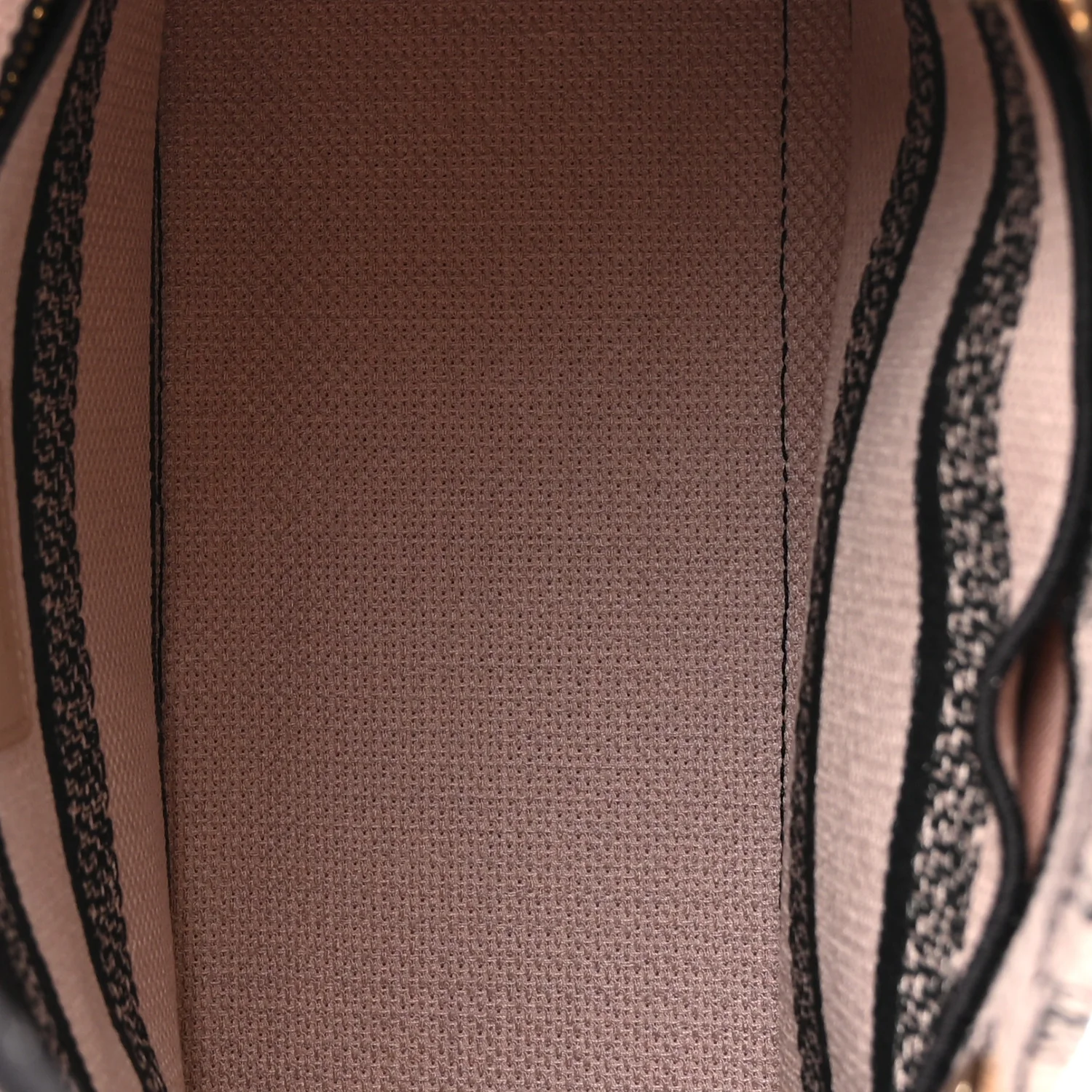 Canvas Embroidered Jardin Botanique Medium Lady D-Lite Light Pink Black - Image 5