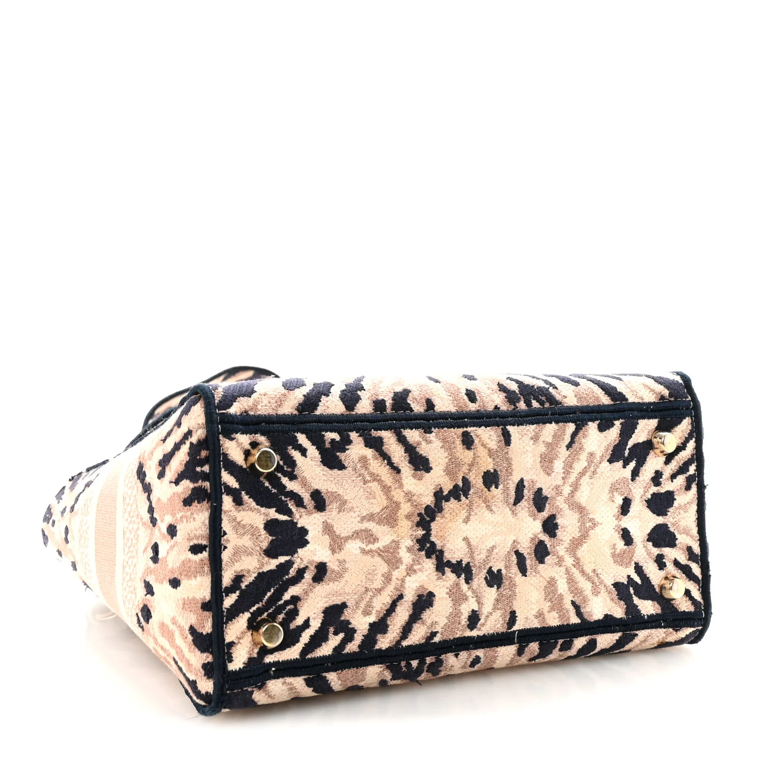 Canvas Embroidered Medium Tie And Dior Lady D-Lite Multicolor - Image 4