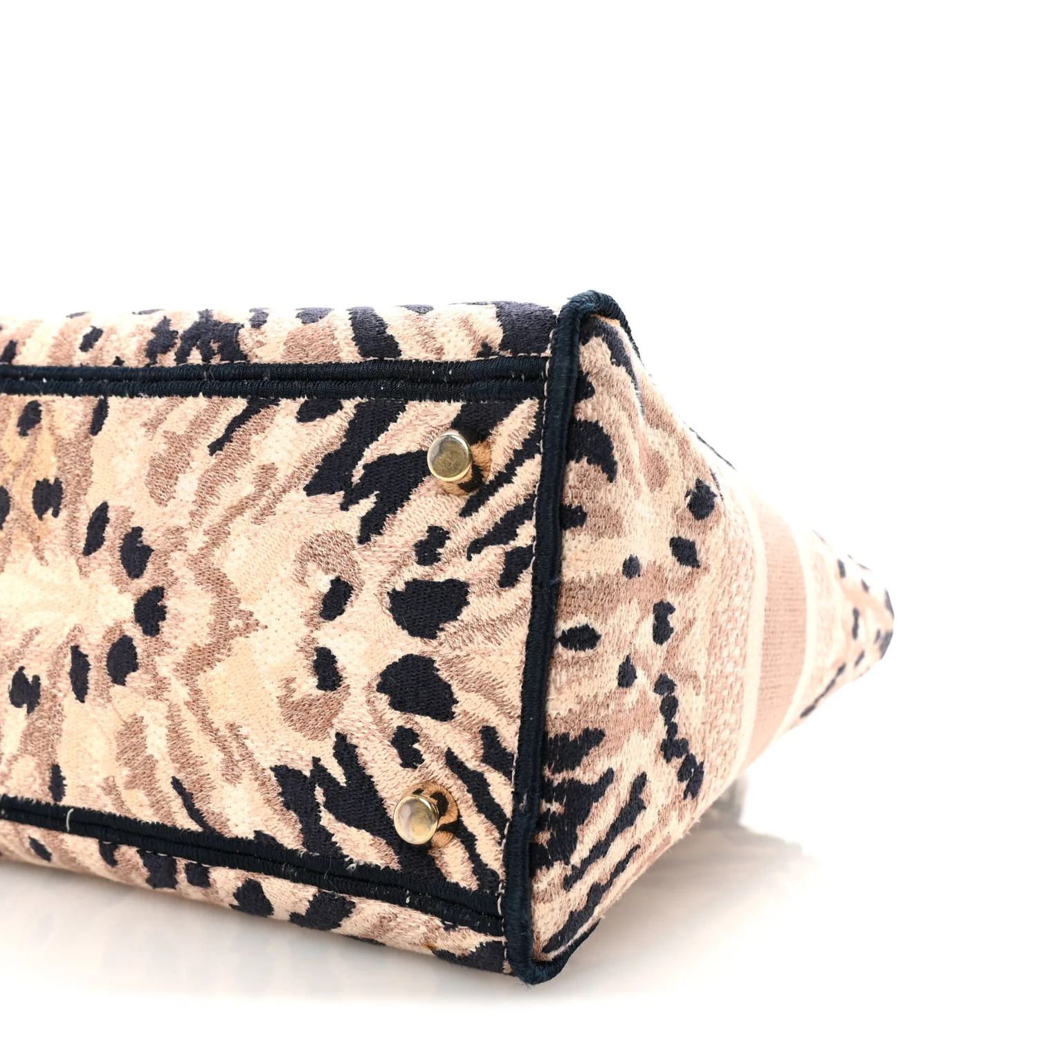 Canvas Embroidered Medium Tie And Dior Lady D-Lite Multicolor - Image 9