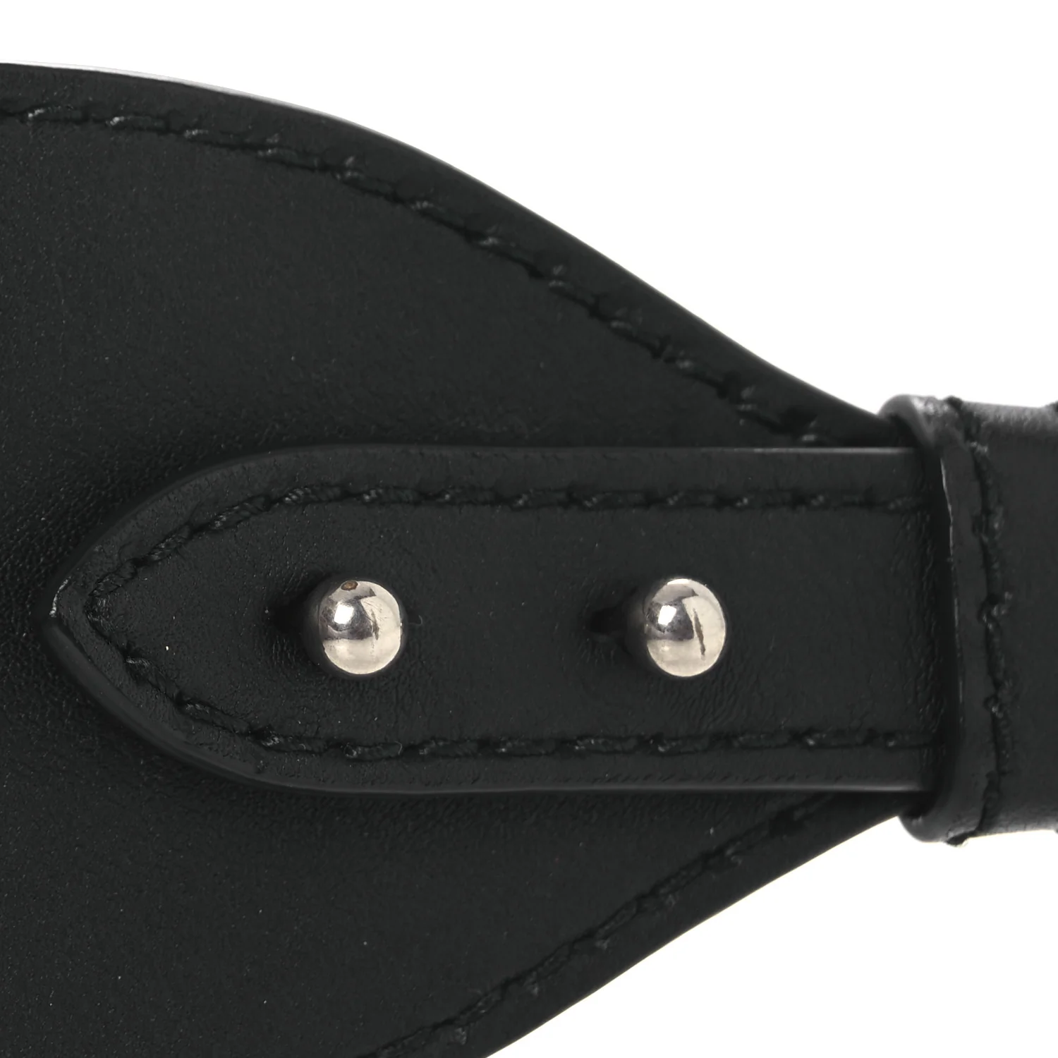 Canvas Embroidered Shoulder Strap Black - Image 5