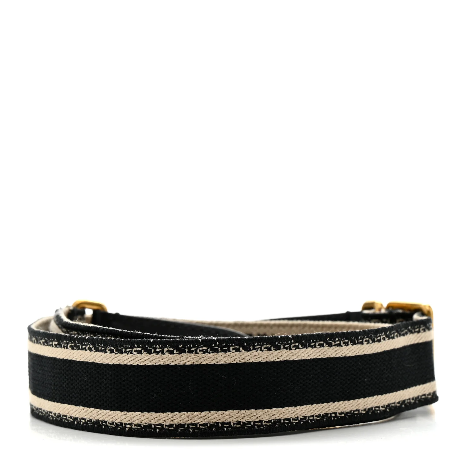 Canvas Embroidered Shoulder Strap Blue - Image 2