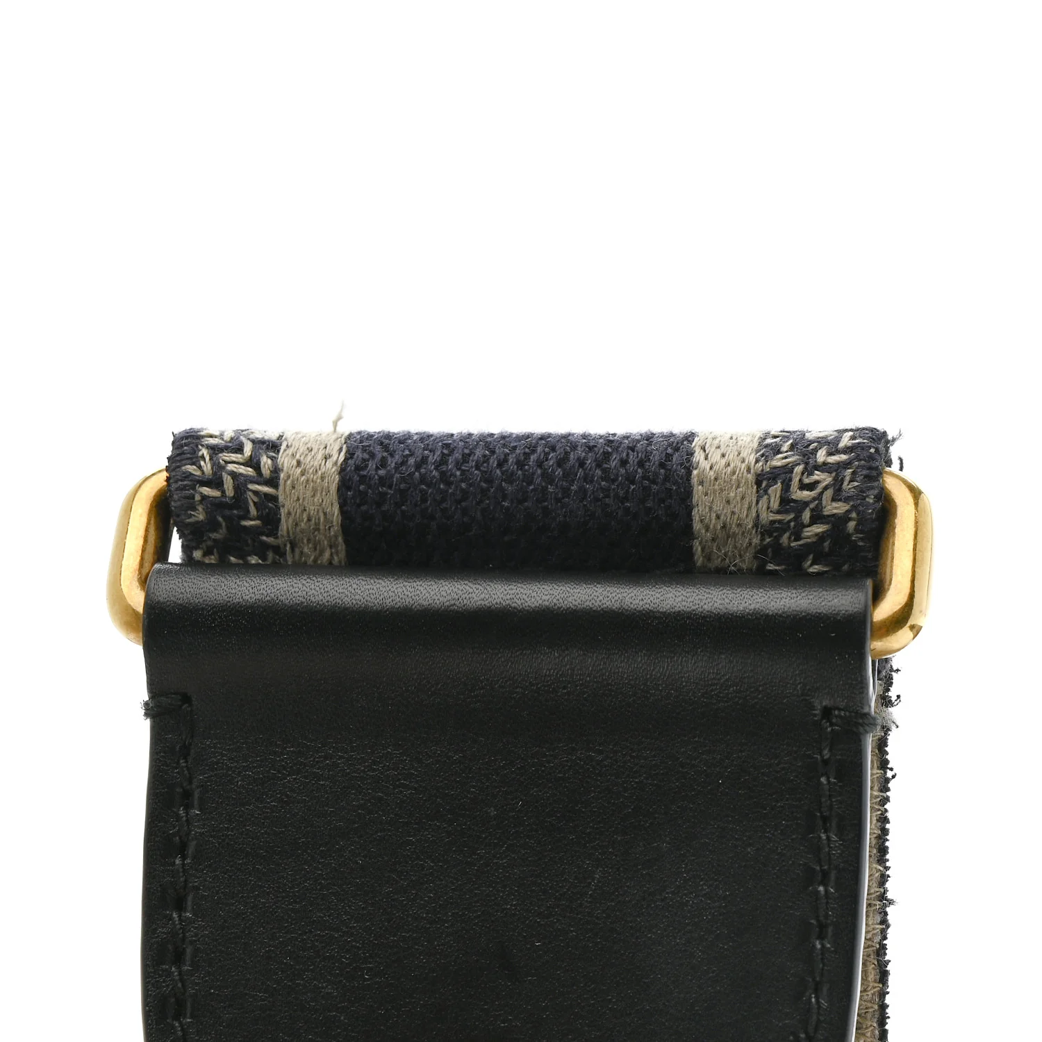 Canvas Embroidered Shoulder Strap Blue - Image 7
