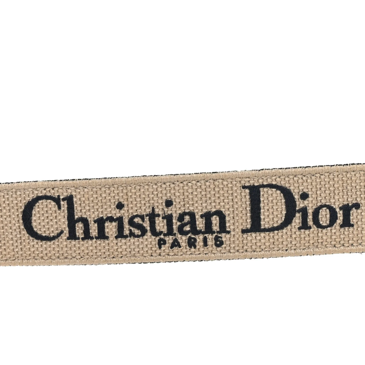 Canvas Embroidered Shoulder Strap Blue - Image 4