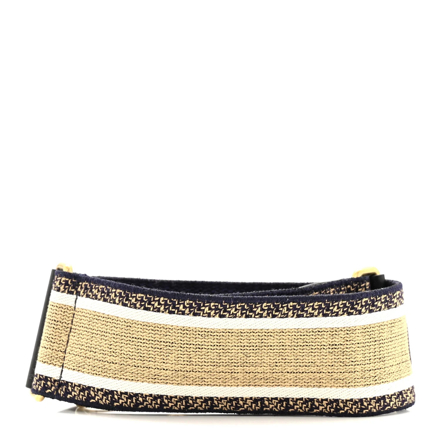 Canvas Embroidered Shoulder Strap Chocolate Multicolor - Image 2