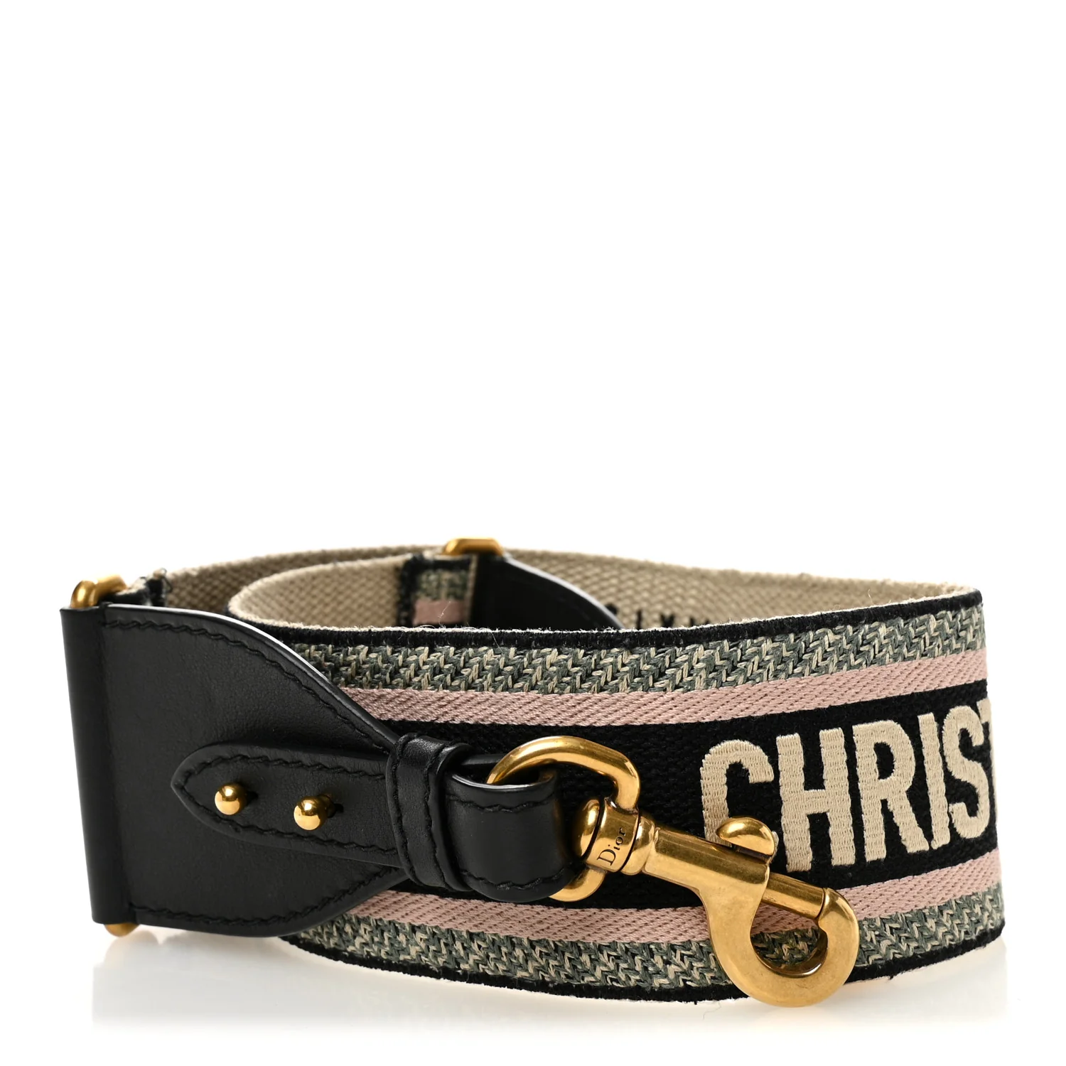 Canvas Embroidered Shoulder Strap Rose Multicolor